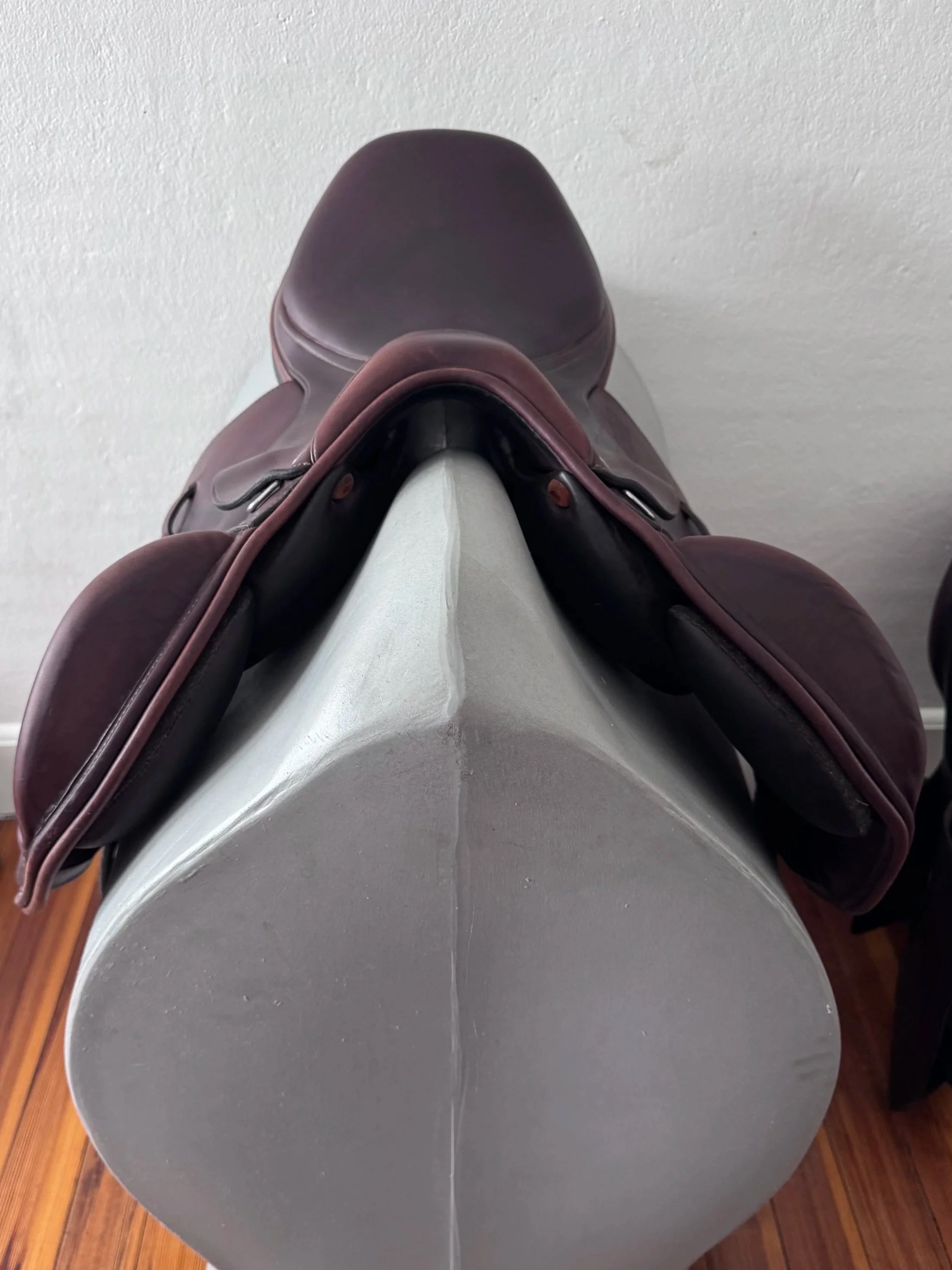 18" Erreplus EM Monoflap Saddle - 2020 - SL Panels - Wool Flocked & Fully Adjustable - Front Panels