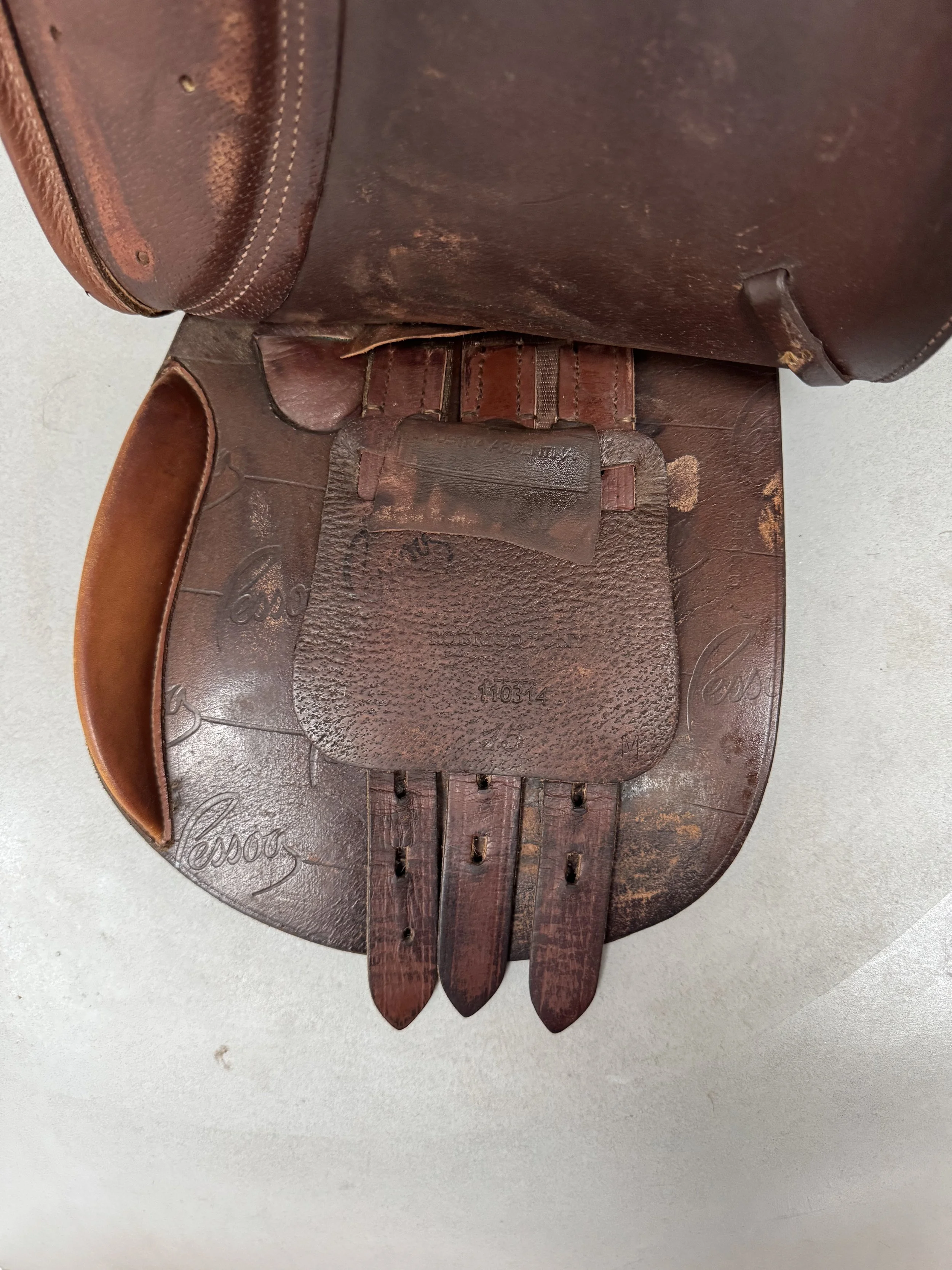 15" Pessoa Rodrigo Pony Saddle - Left Underflap