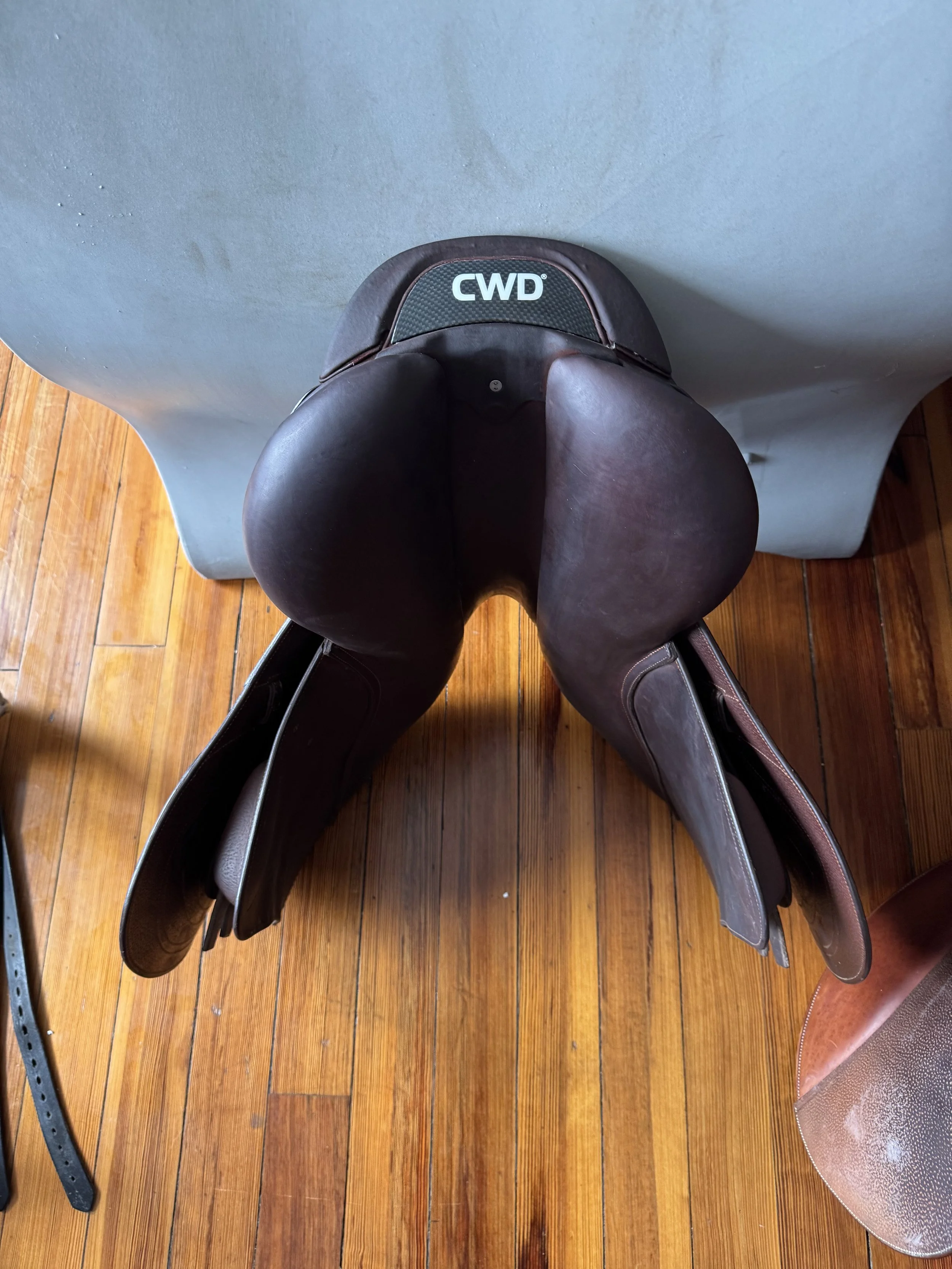 18" CWD SE32 Mademoiselle 2Gs Saddle - 1L - 2019 - Full Buffalo - Underside 1
