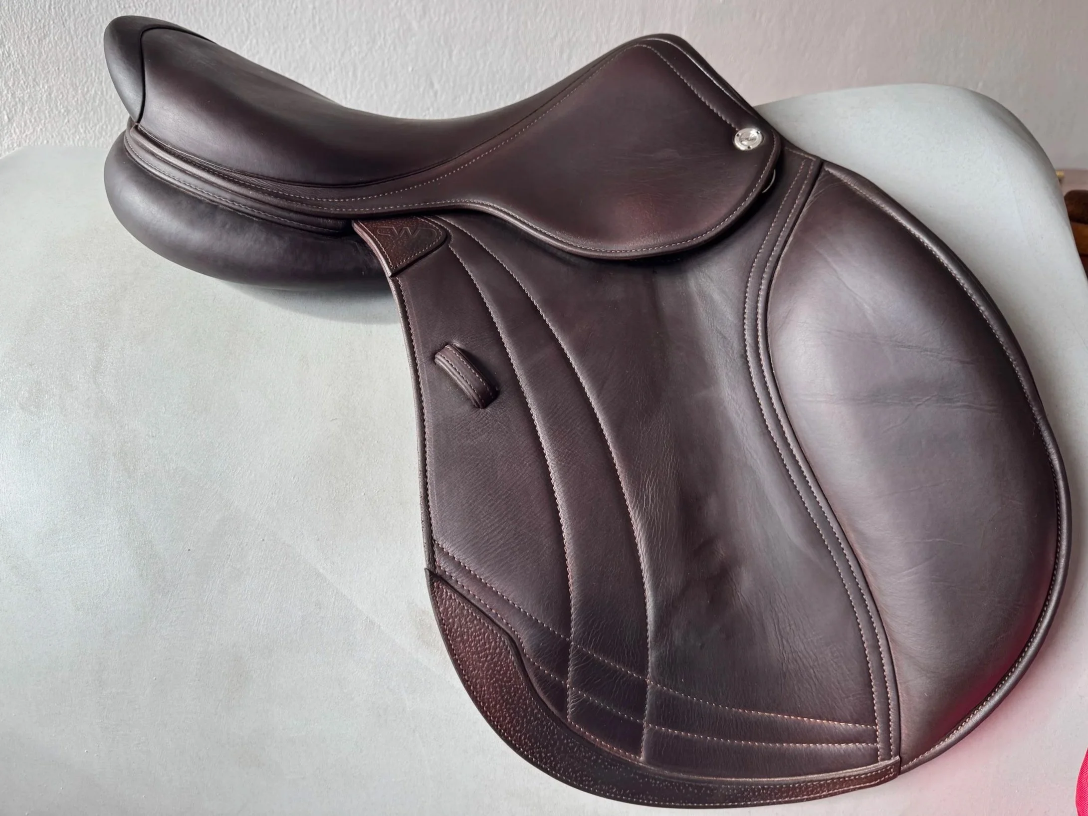 17.5" CWD SE38 Hunter Mademoiselle 2Gs Saddle - 4CH - 2021 - Full Buffalo - Right View 2