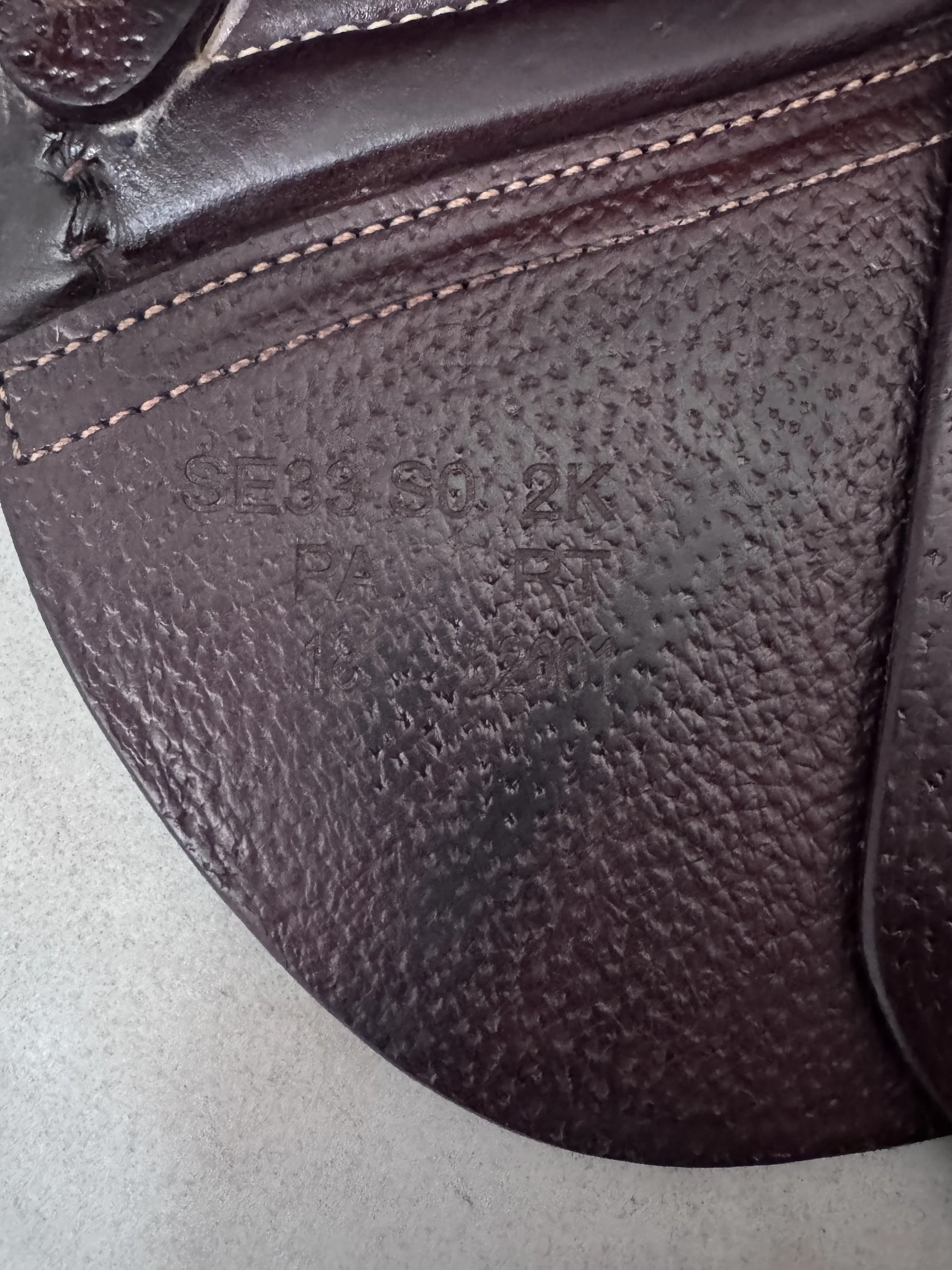 16" CWD SE33 2Gs Child / Pony Saddle - 2018 - 2K - Full Buffalo - Serial Stamp