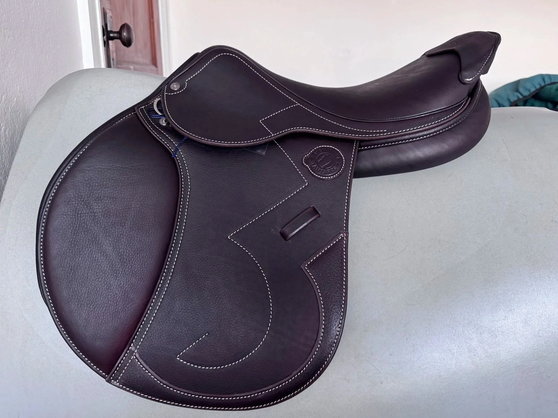 17.5" Antares Signature Saddle - 2025 - 3A - Full Calf - AN Tree - NEW - Left View 3