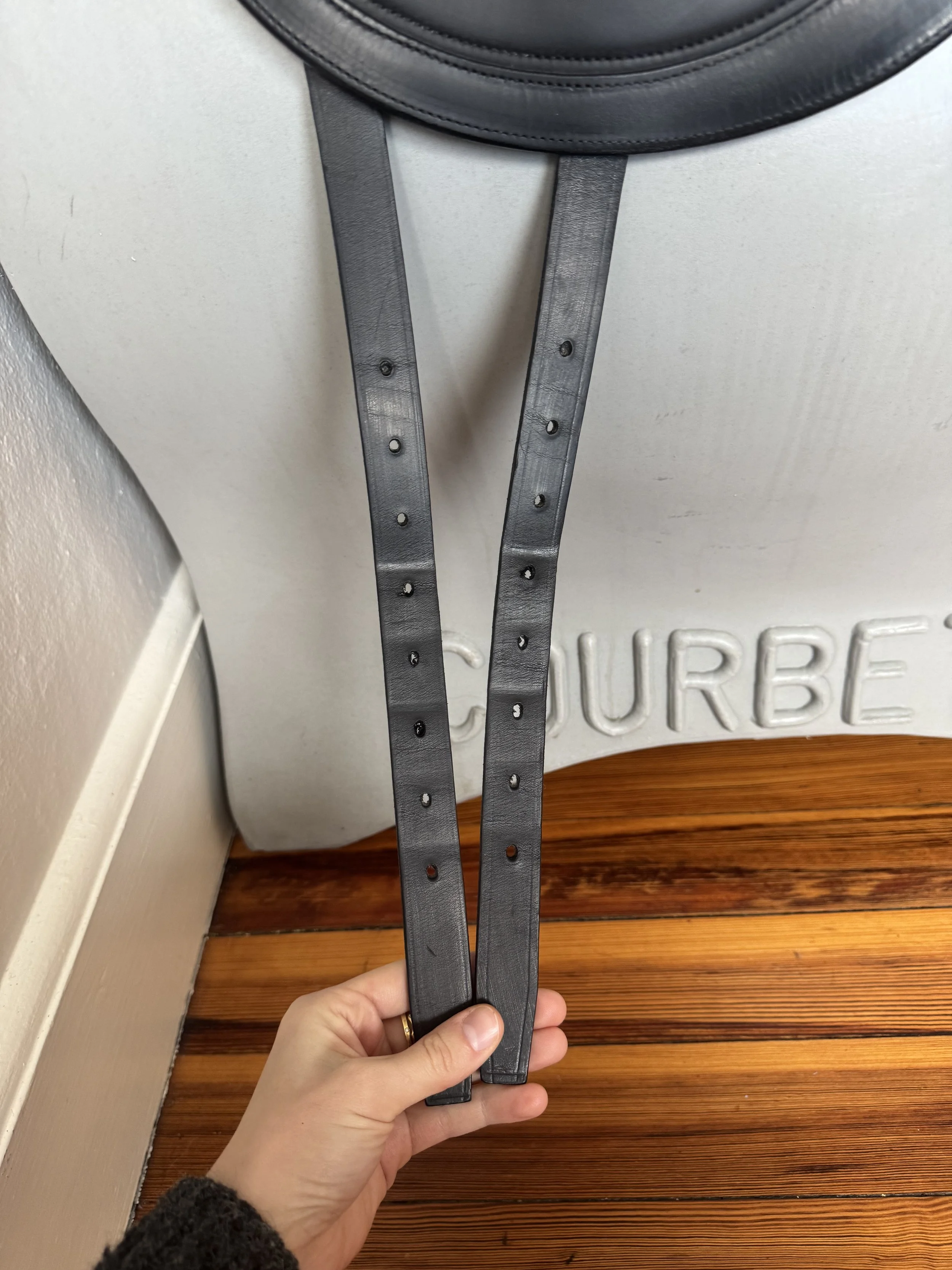 18.5" CWD SE37 PRO Dressage Saddle - 2021 - 3XLA - Full Buffalo - Billets