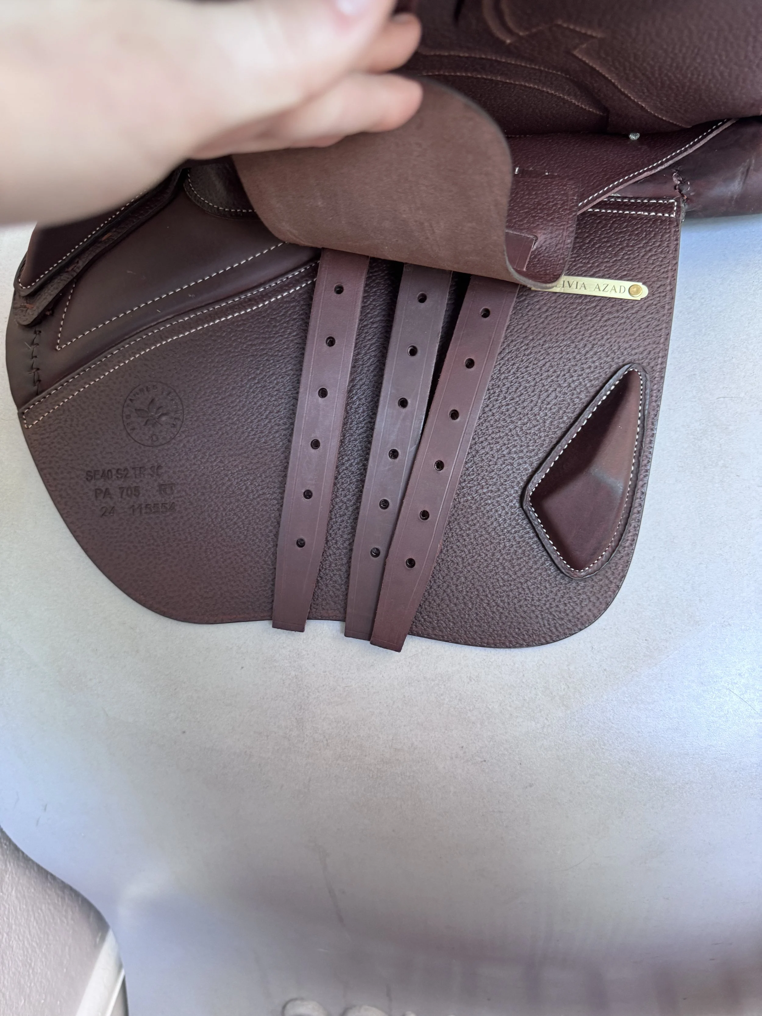 NEW 17.5" CWD SE40 2Gs Saddle - 2024 - 3C - Grained Buffalo - Never Ridden In! - Left Billets 1