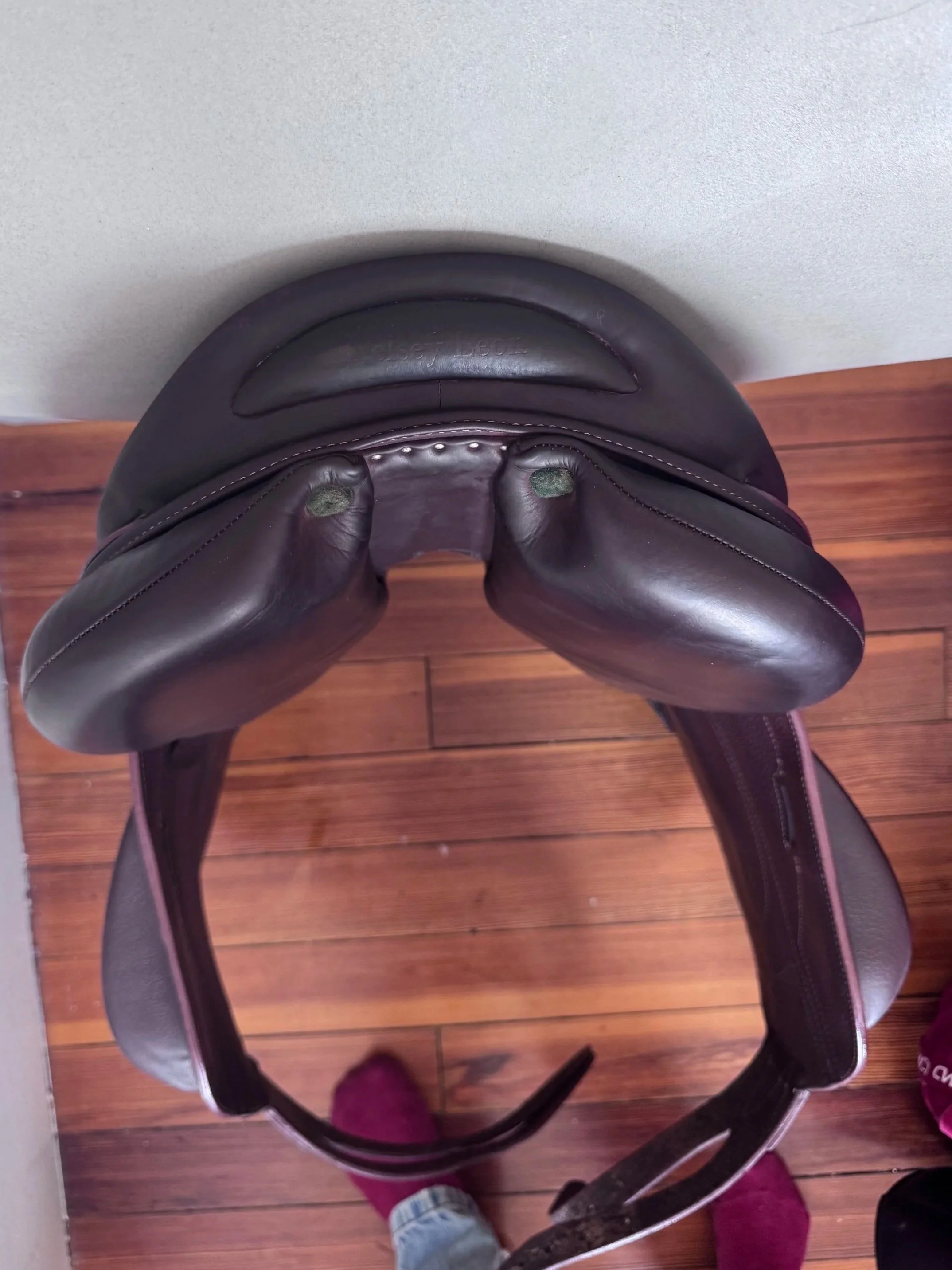 18" Devoucoux Chiberta Lab Monoflap Saddle - 2022 - 3AA - Full Buffalo - Cantle