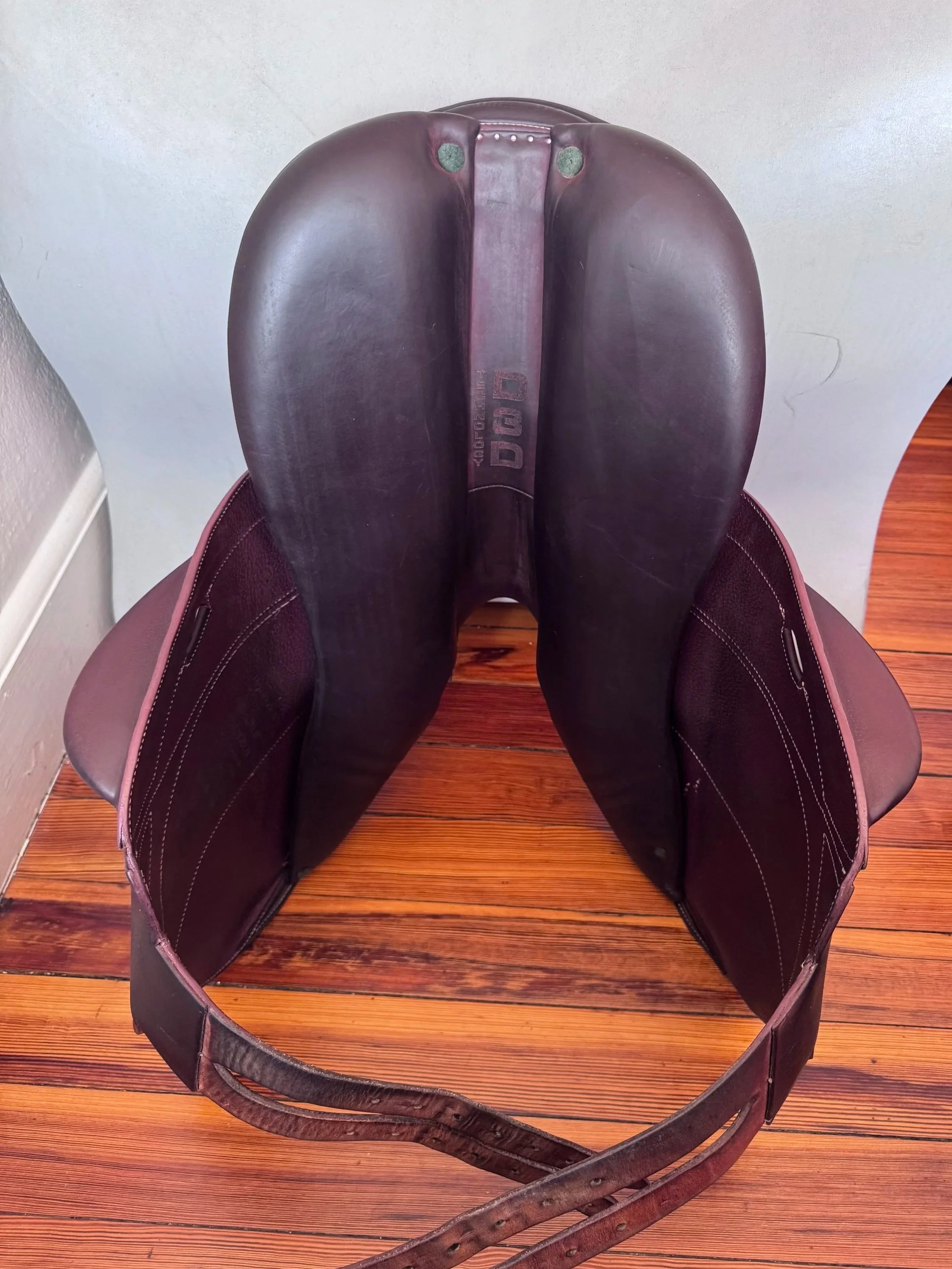 18" Devoucoux Chiberta Lab Monoflap Saddle - 2022 - 3AAR - Full Buffalo  - Panels 1