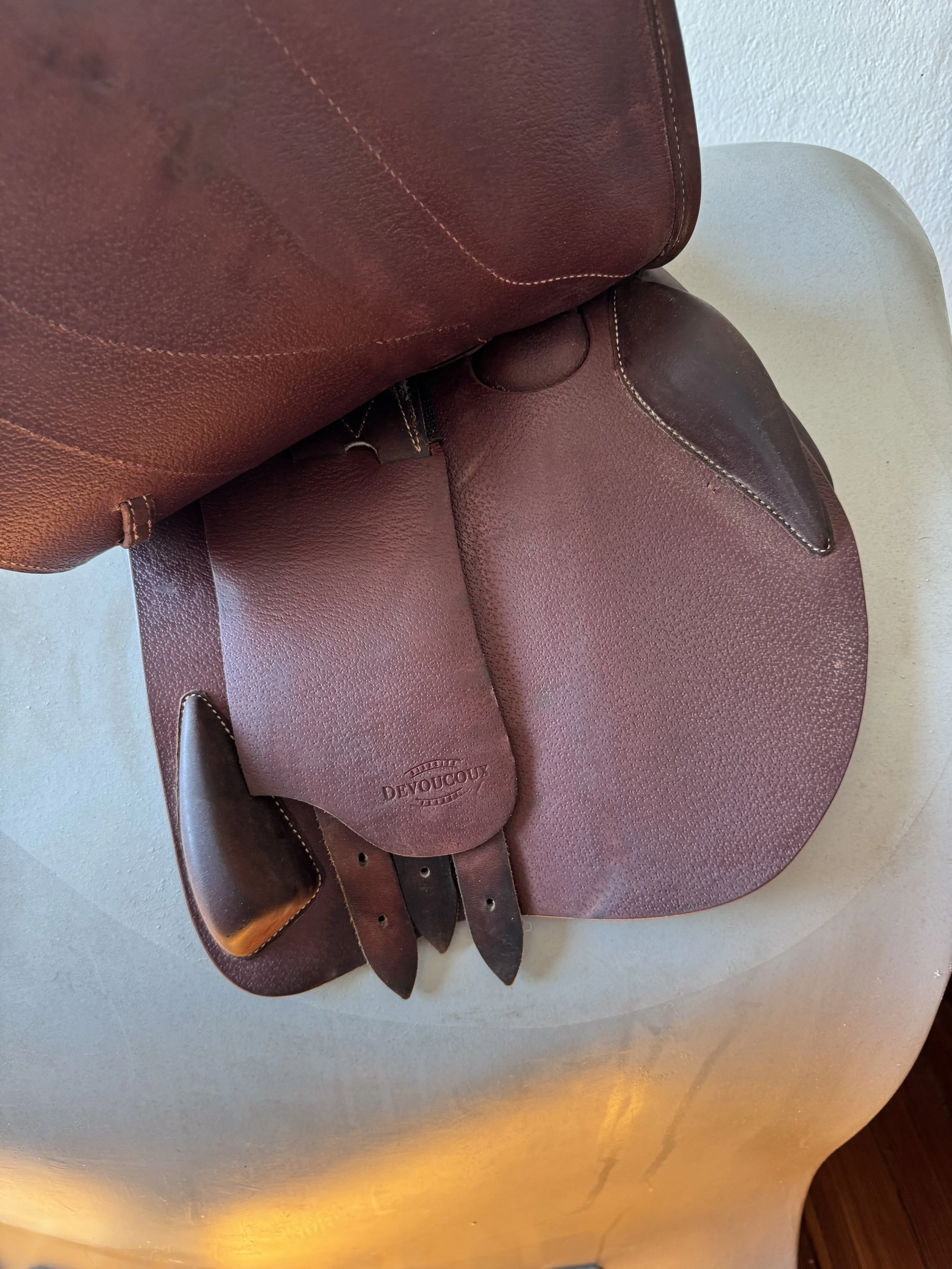 17.5" 2022 Devoucoux Biarritz O Saddle - Underflaps