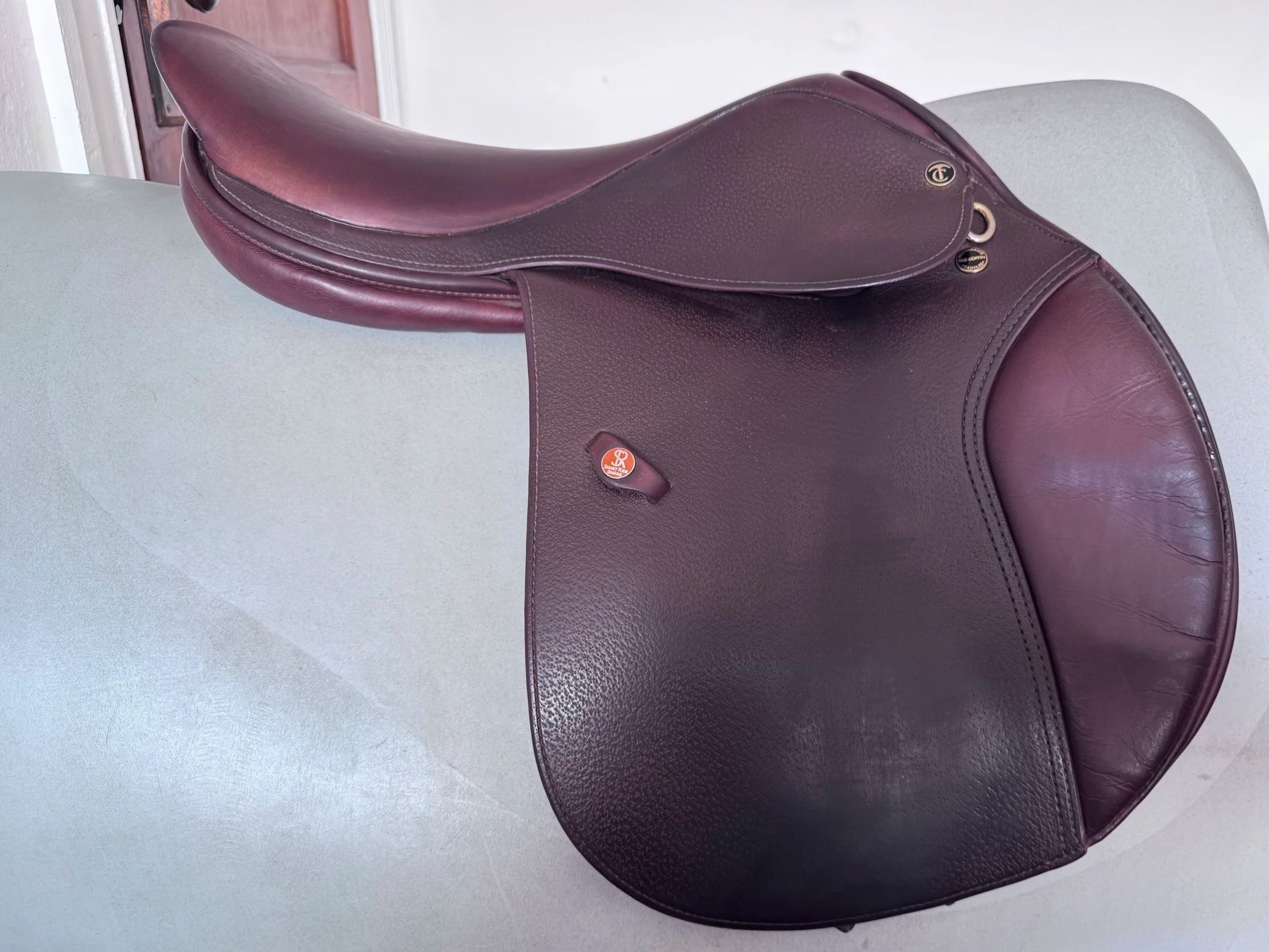 17.5" Tad Coffin A5G2 SmartRide / Smart Ride Performance Saddle - Grain / Calf - Right View 2