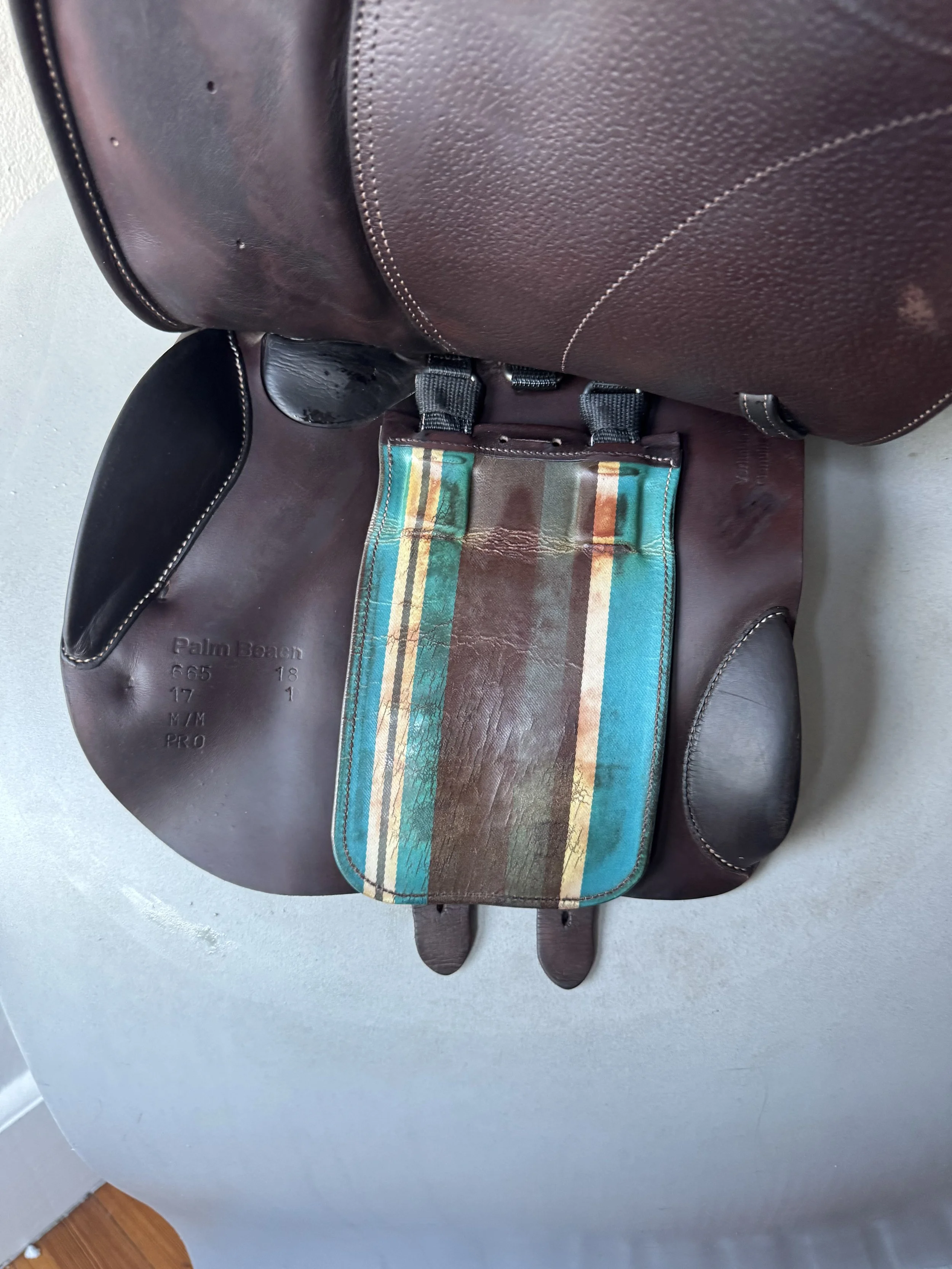 17" Voltaire Palm Beach Pro Saddle - 2019 - Full Buffalo -Left Underflap