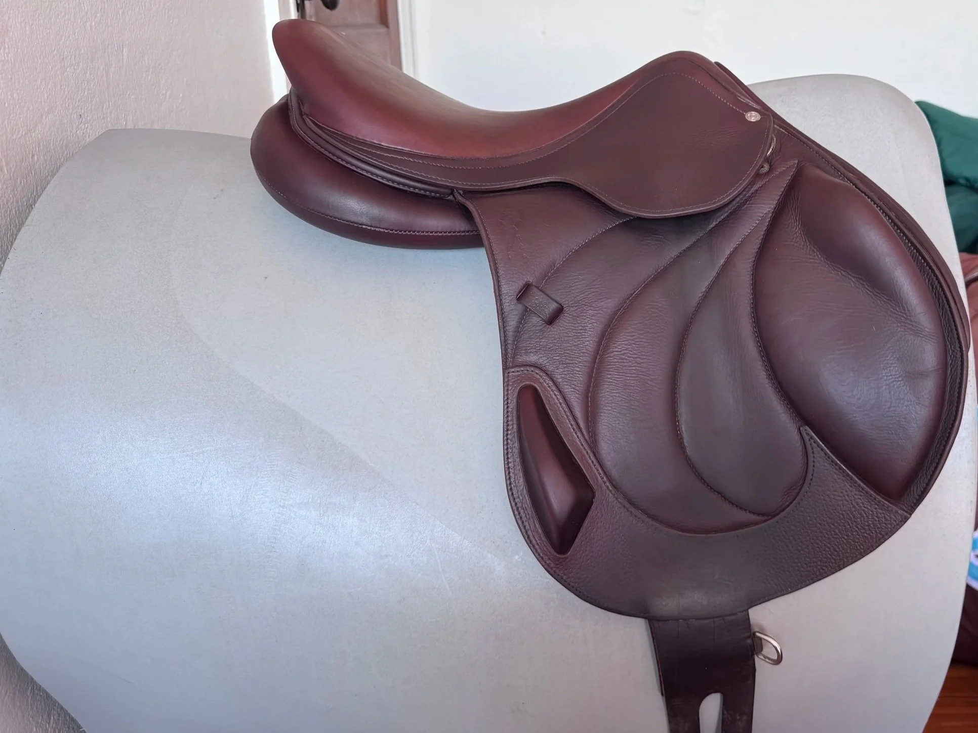 17" Antares Connexion Monoflap Saddle - 2019 - 3A - Full Buffalo - WIDE - Right View 4