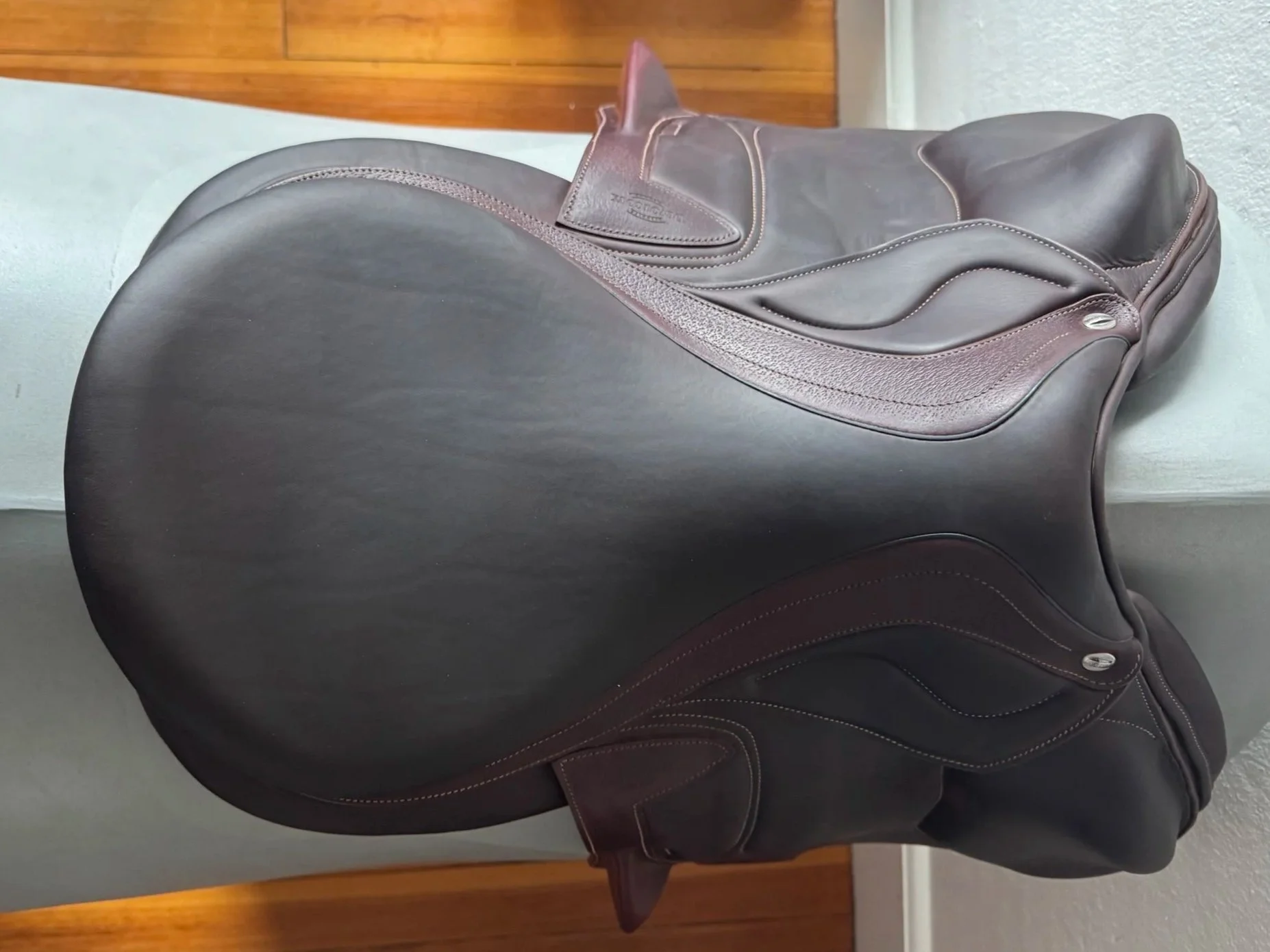 18" Devoucoux Chiberta Lab Monoflap Saddle - 2024 - 3AR - Full Buffalo - MINT - Seat 2