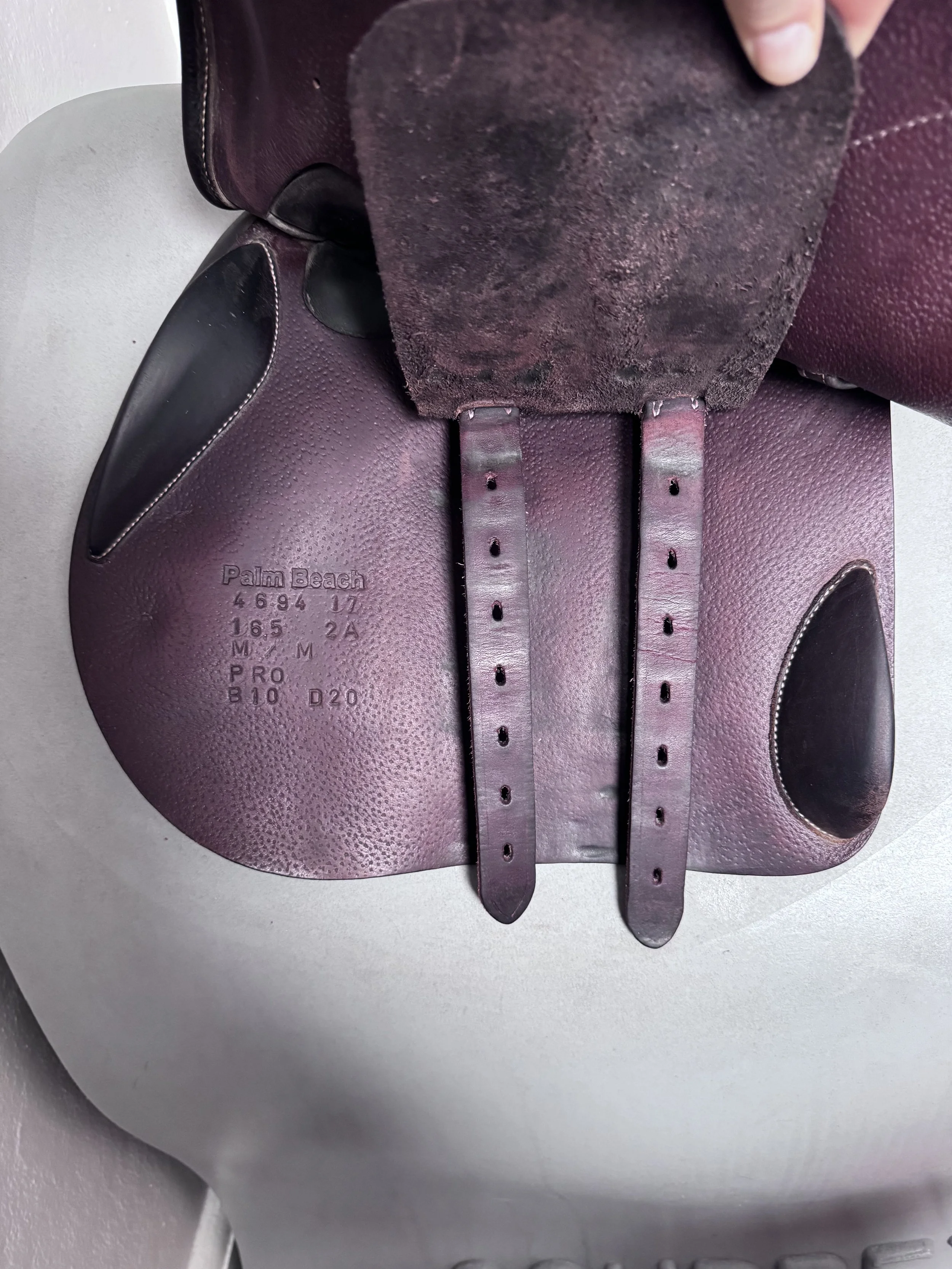 16.5" Voltaire Palm Beach PRO Saddle - 2017 - 2A - Full Buffalo - Left Billets