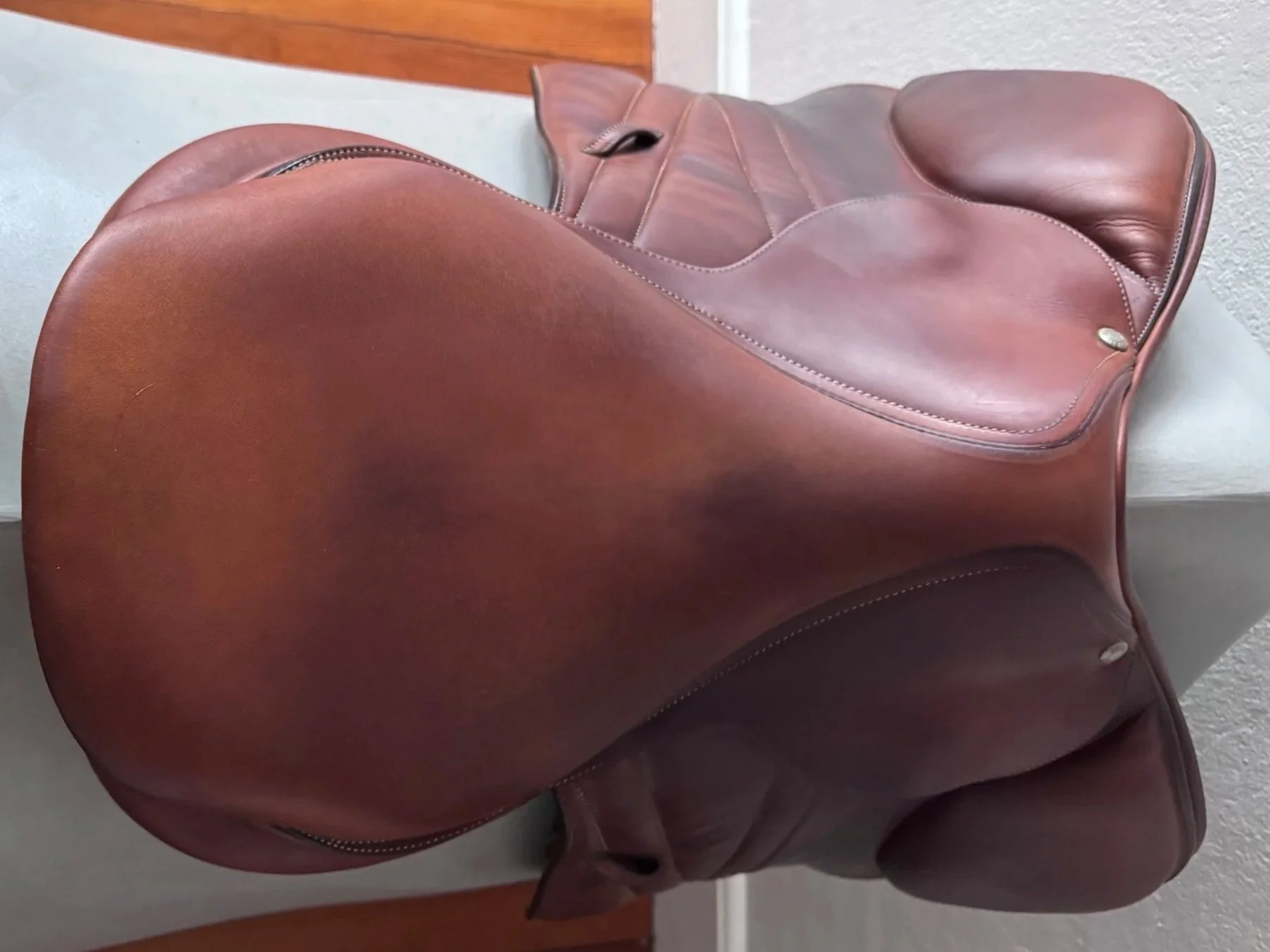 17.5" Butet Premium Saddle - 2019 - L - 2.5 - Full Calf - Integrated Panels - Seat 2