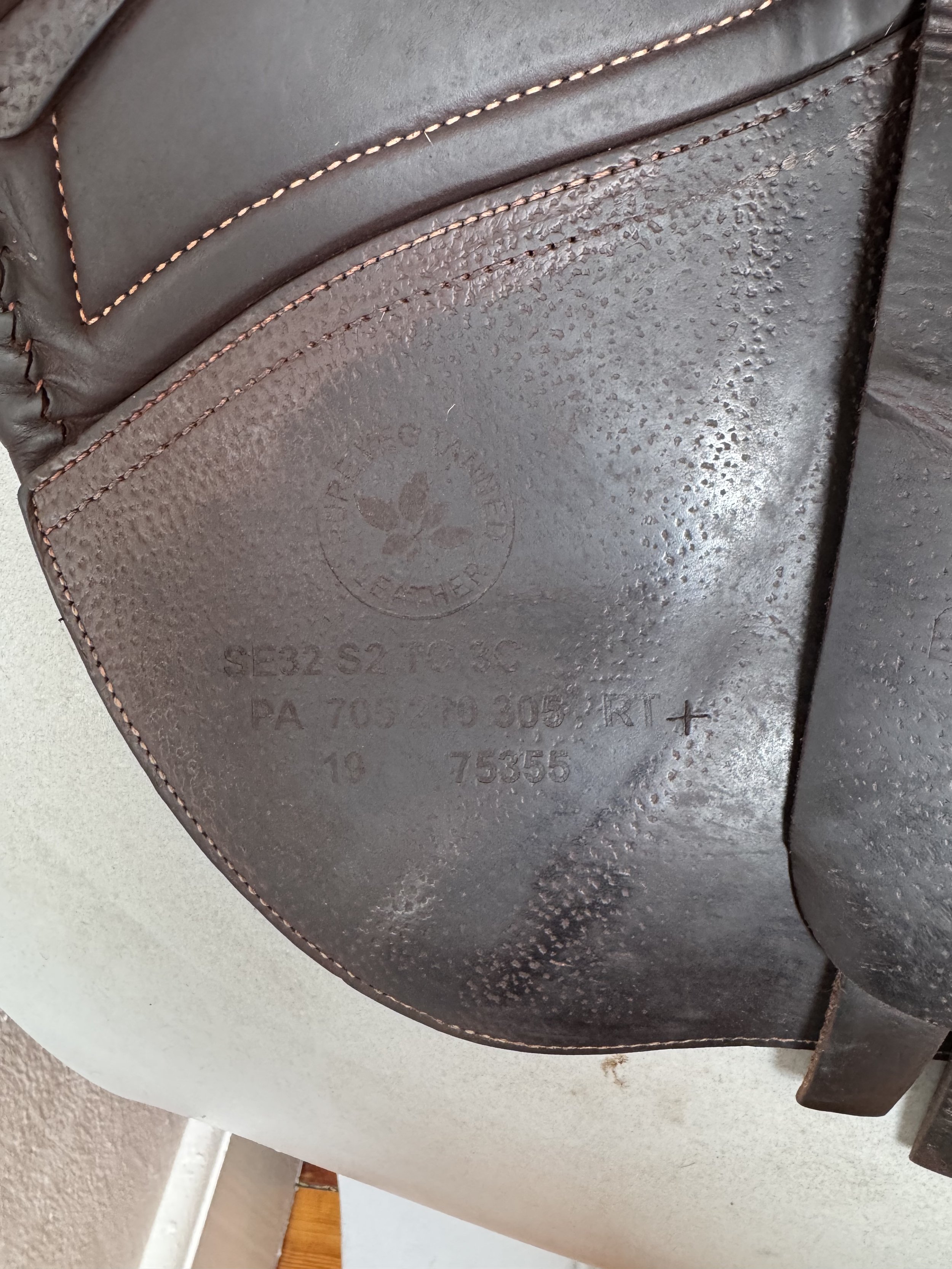 17.5" CWD SE32 Mamdemoiselle 2Gs Saddle - 2019 - 3C - Full Buffalo - Left Serial Stamp