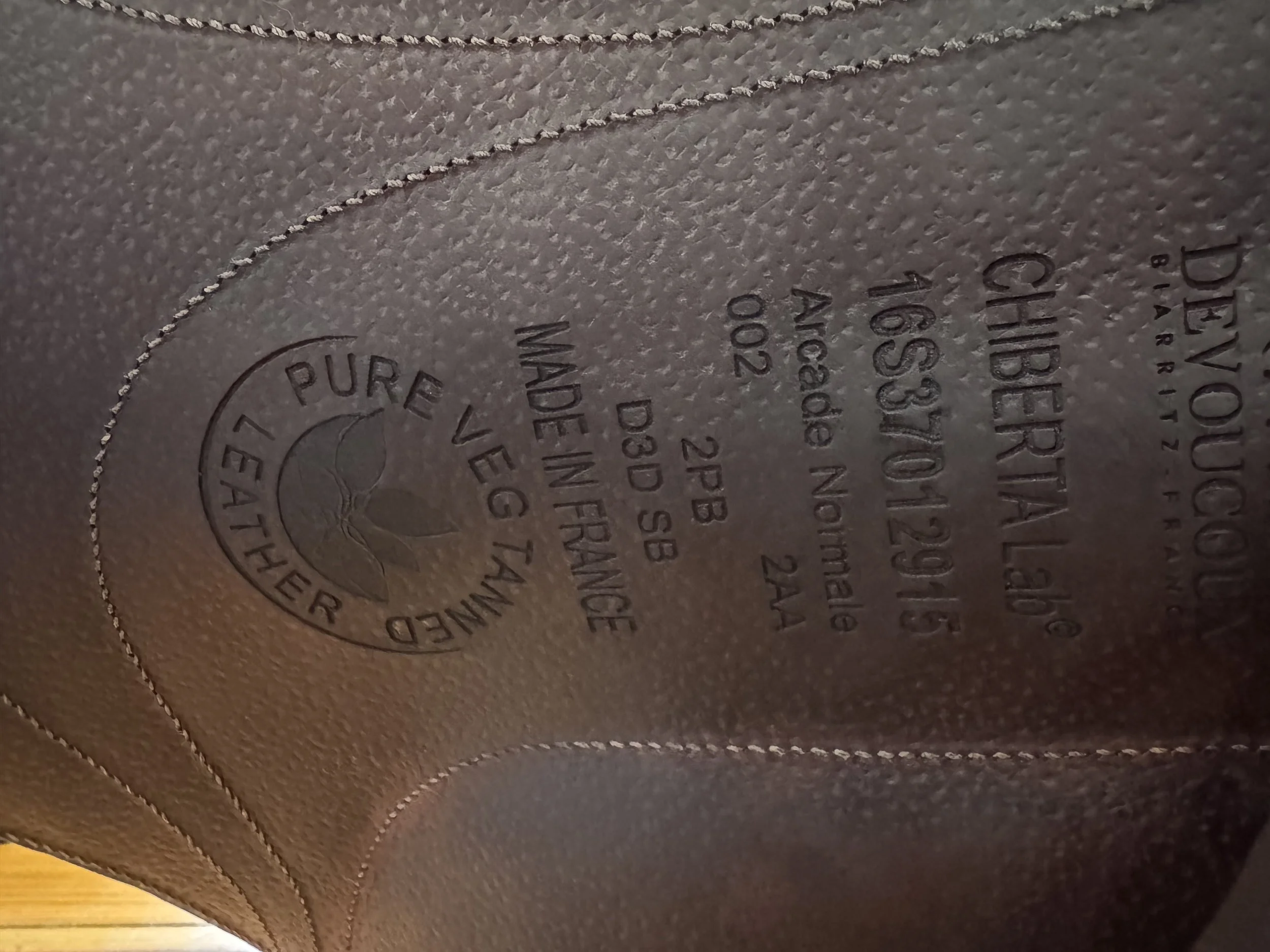 17.5" Devoucoux Chiberta Lab Monoflap Saddle - 2AA - 2016 - Full Buffalo - Serial