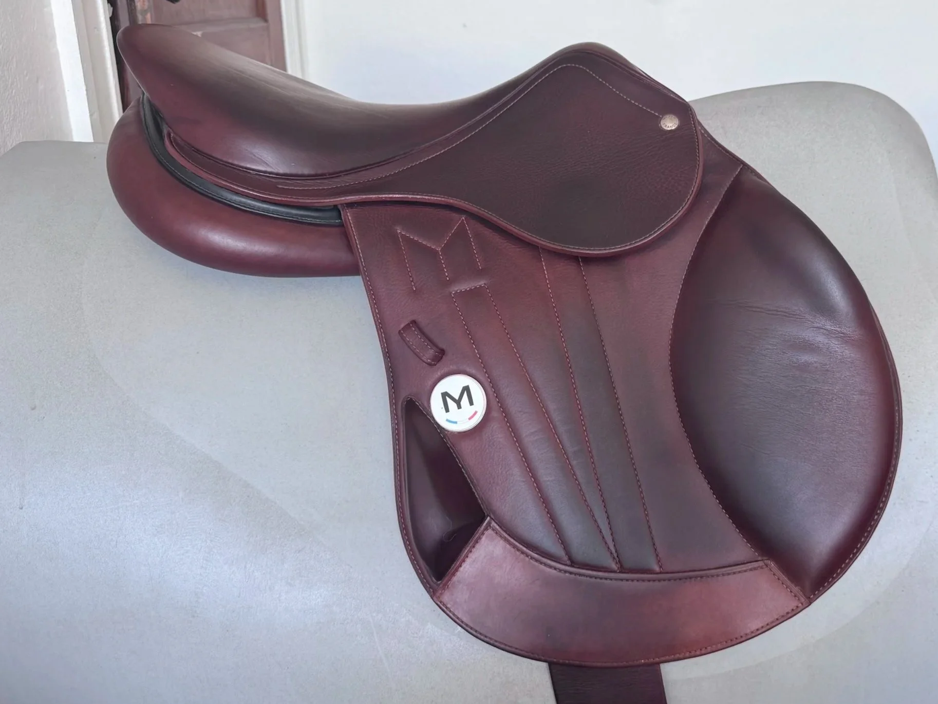 17" Meyer Cross Eventing Saddle - Monoflap XC - 2021 - MINT - Right View 6
