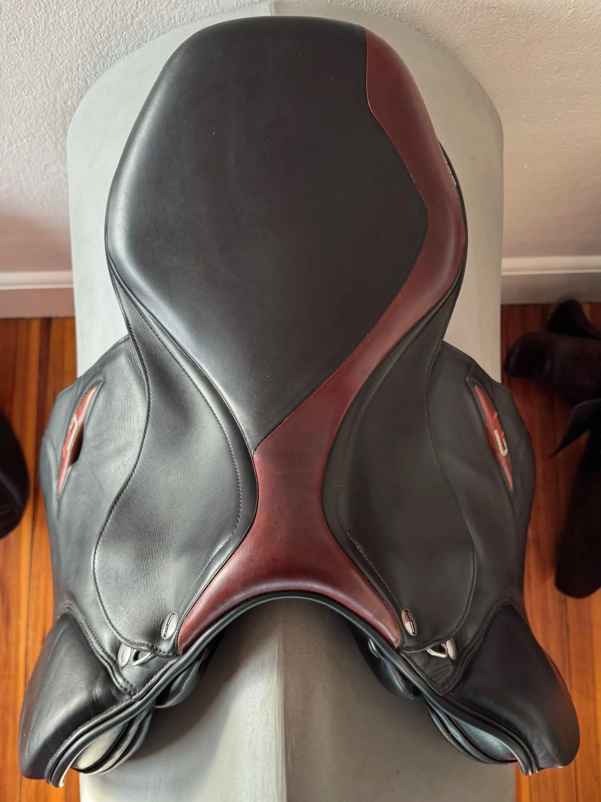 17.5" Erreplus CA Saddle - 2019 - Wool Flocked - Adjustable - Seat 2