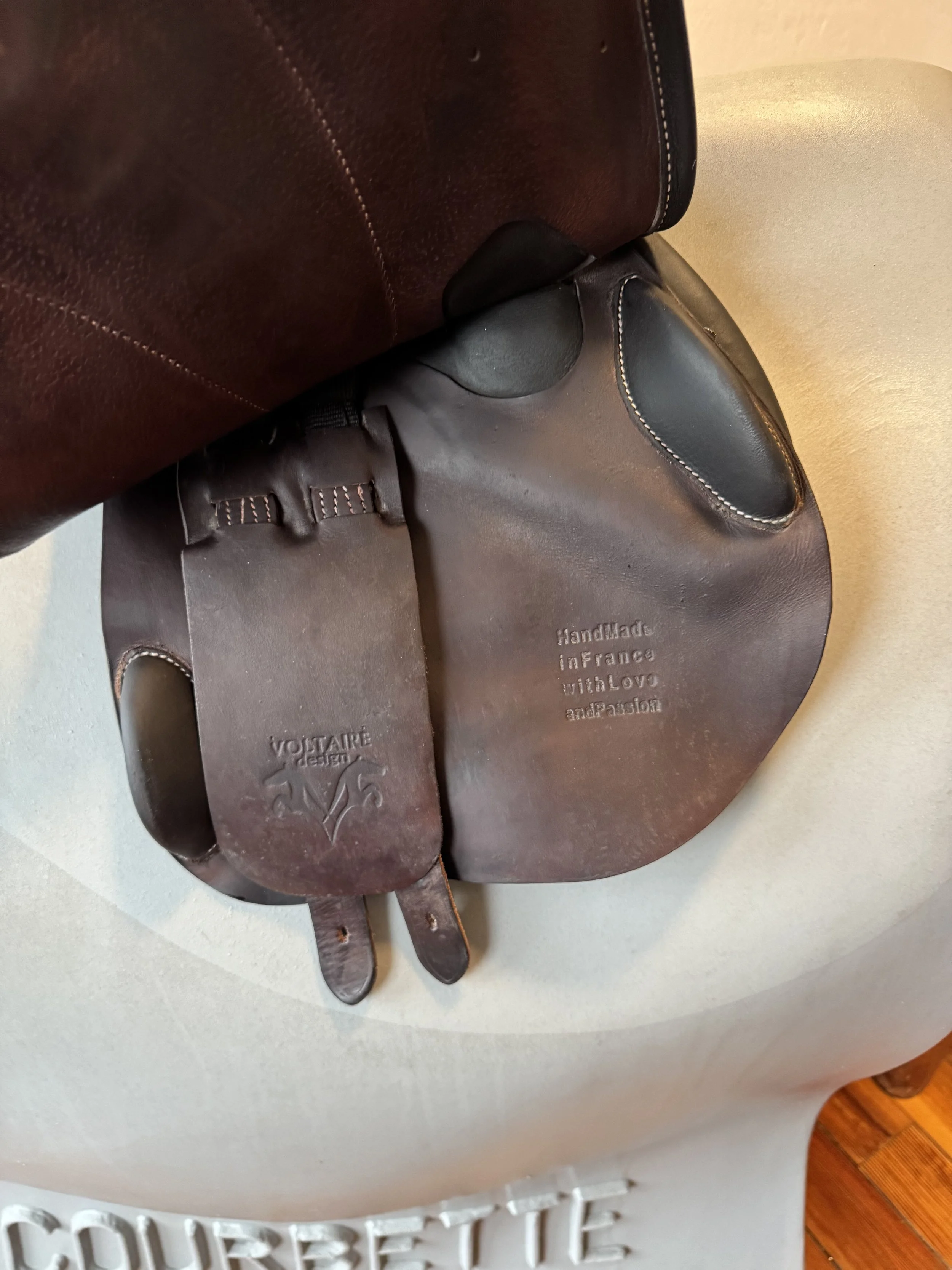 16" Voltaire Welli PRO Saddle - Child / Pony - 2021 - 1A - Full Buffalo - Underflap 2