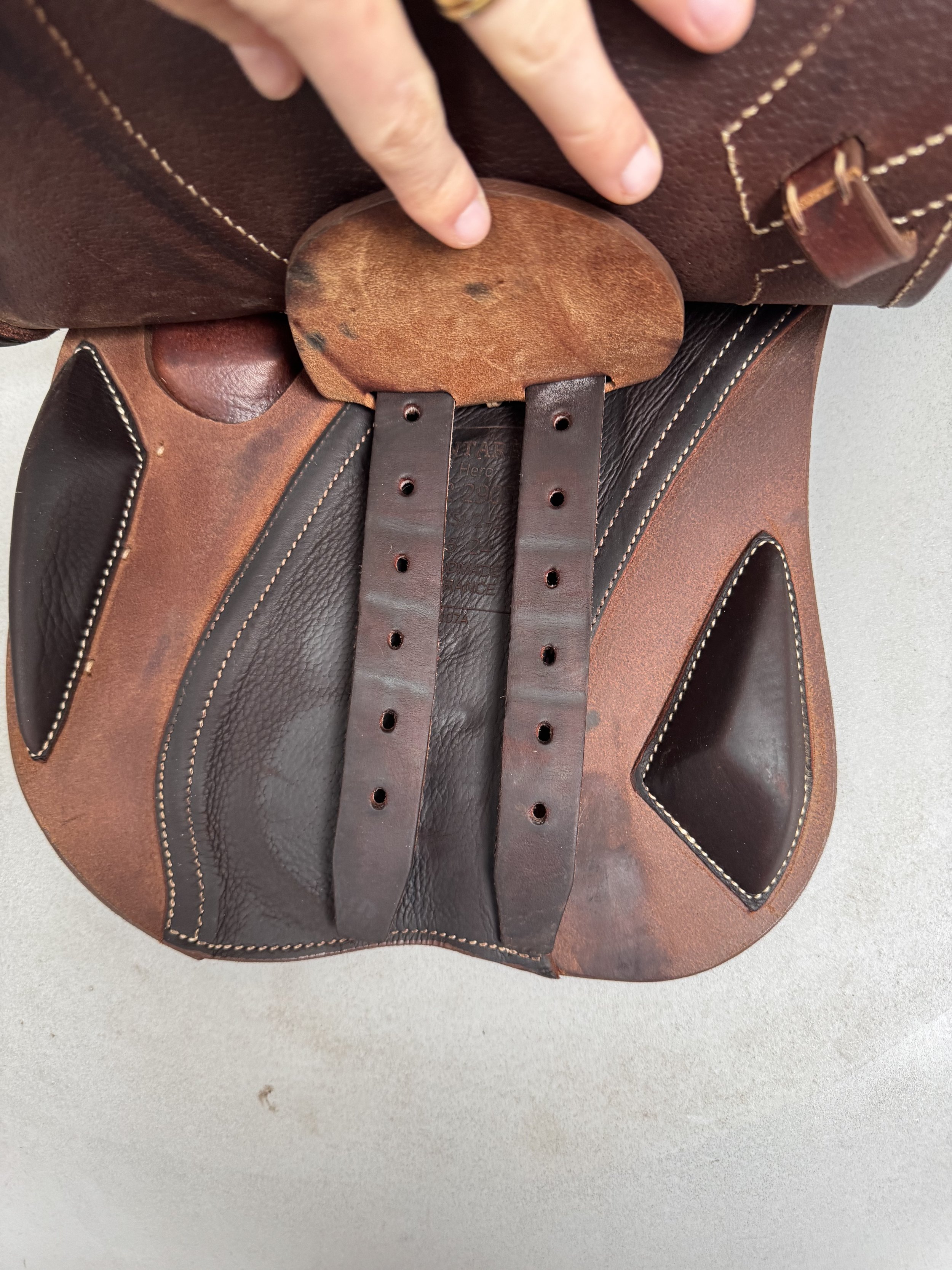 16" Antares Hero Child / Pony Saddle - 2022 - Full Buffalo - MINT - Left Billets