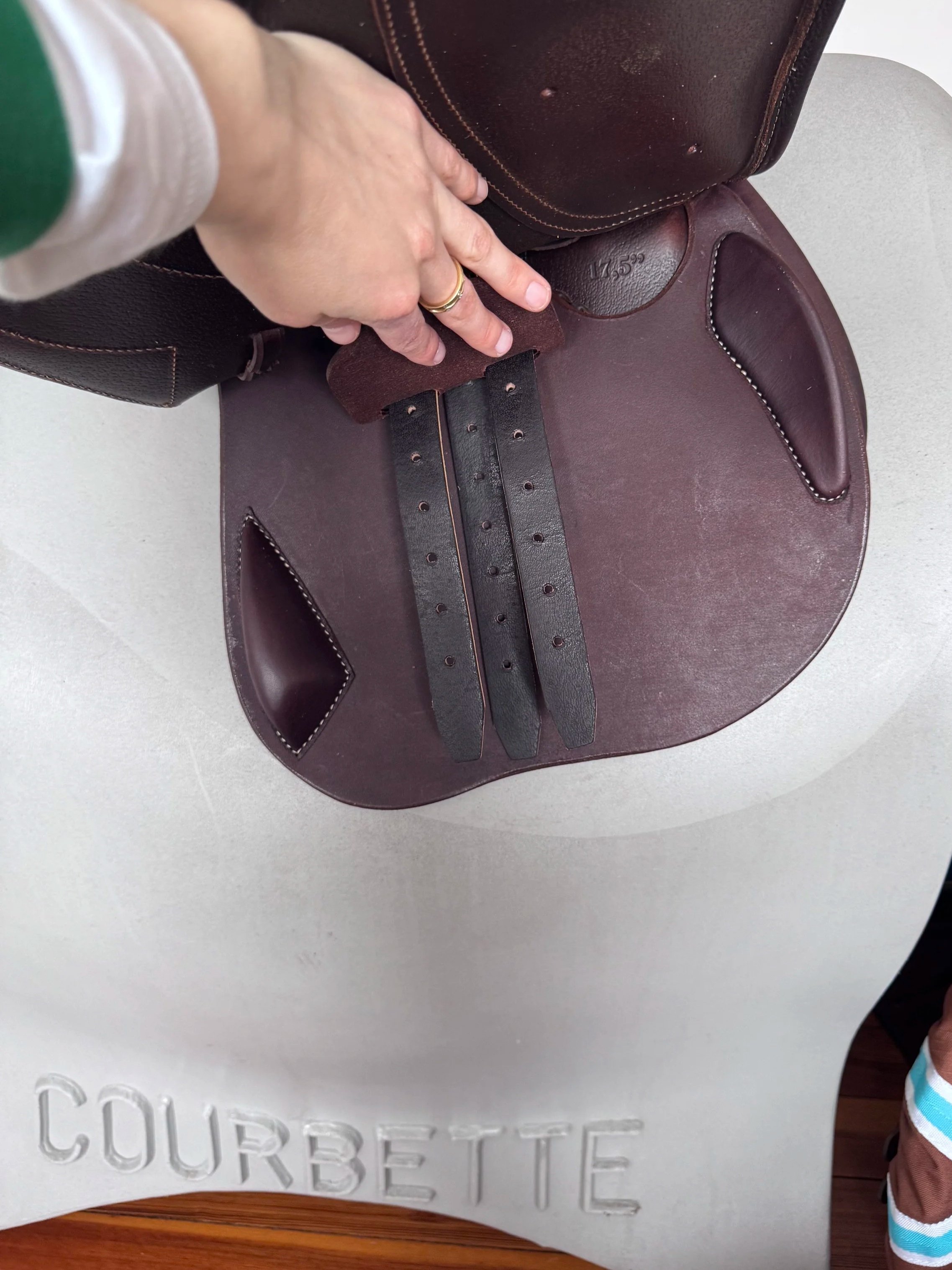 17.5" Antares Signature Saddle - 2025 - 3A - A01 - Full Calf - NEW - Right Billets