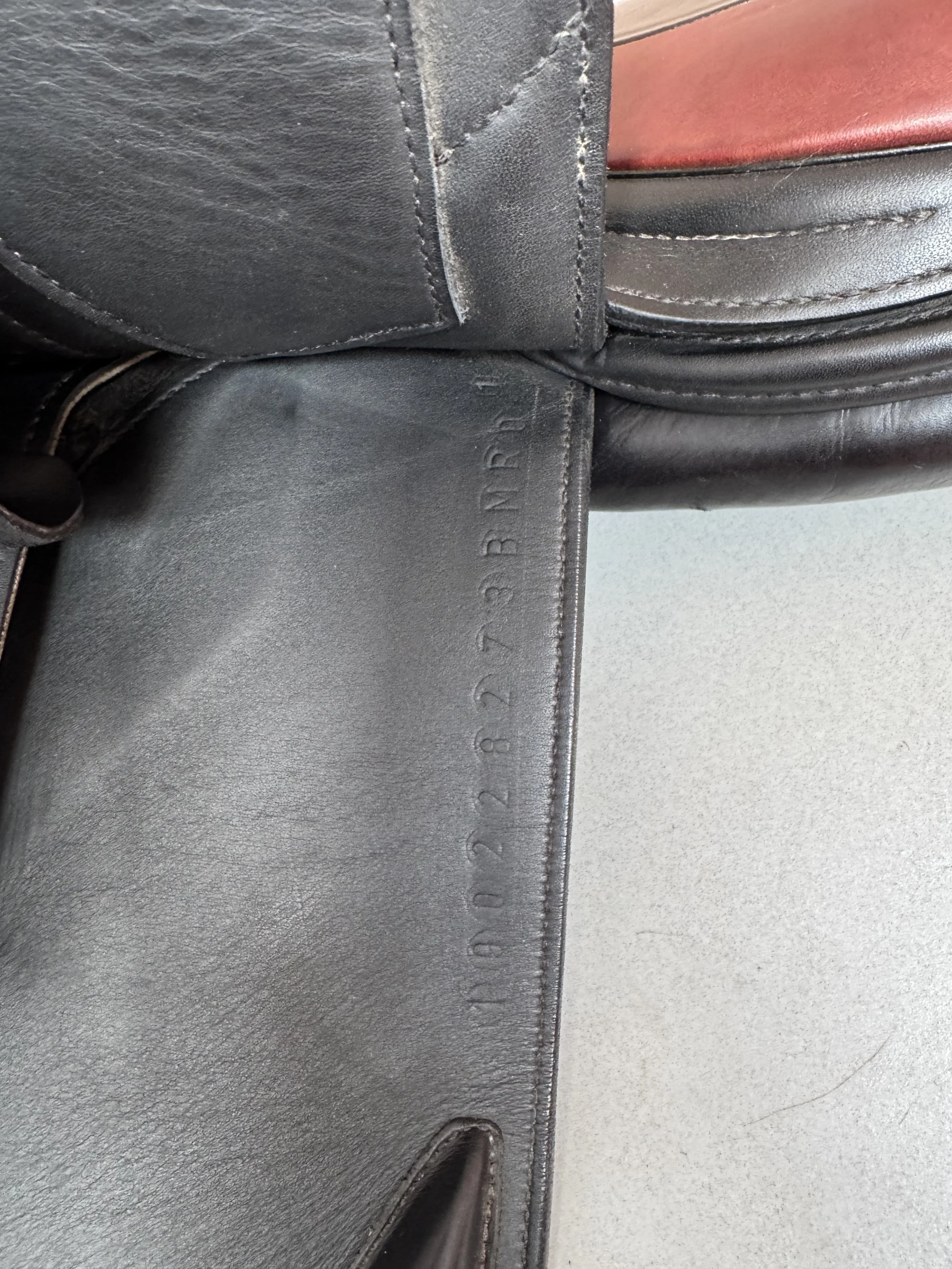 17.5" Erreplus CA Saddle - 2019 - Wool Flocked - Adjustable - Serial Stamp