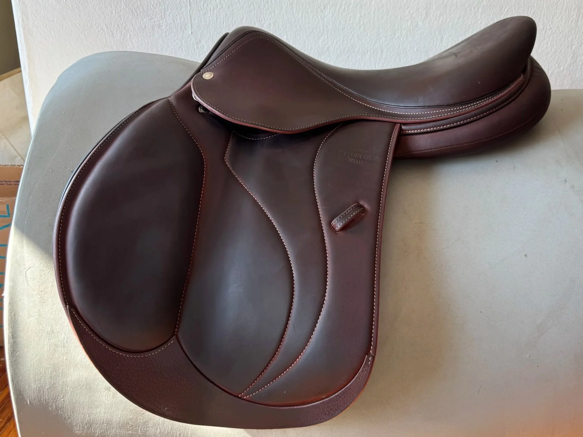 17.5" 2022 Devoucoux Biarritz O Saddle - Left View 2