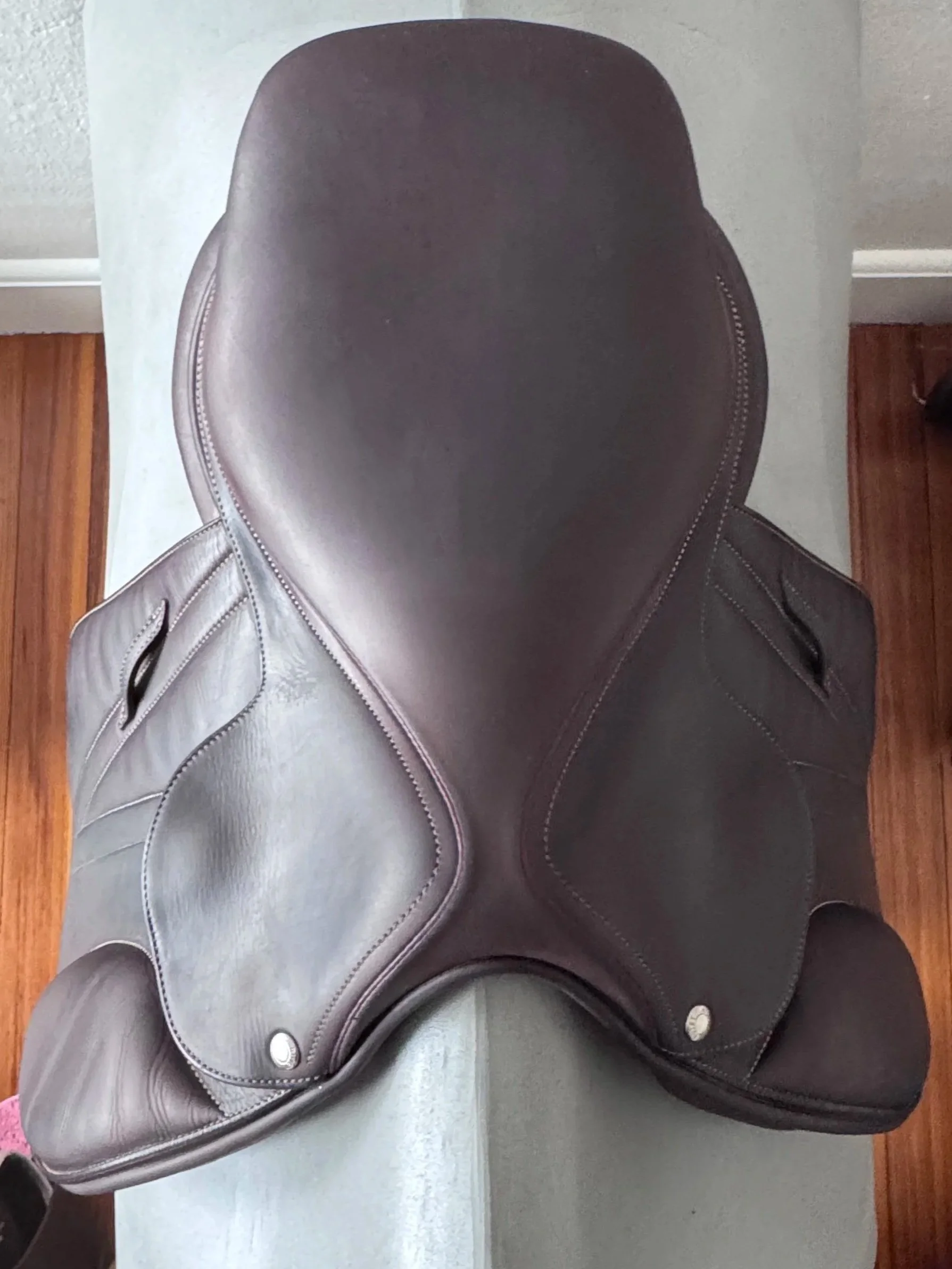 14" Baby Butet Premium Saddle - 2021 - Cachou / Calf - Integrated Panels - Seat 2