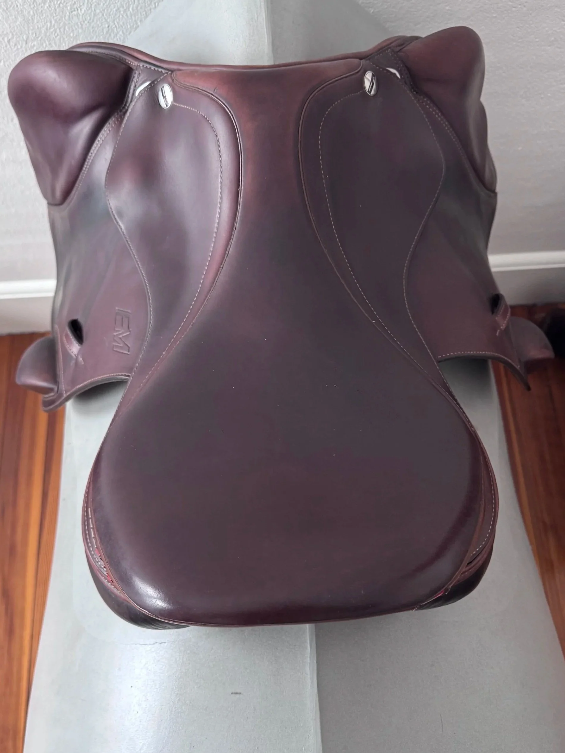 18" Erreplus EM Monoflap Saddle - 2020 - SL Panels - Wool Flocked & Fully Adjustable - Seat 2