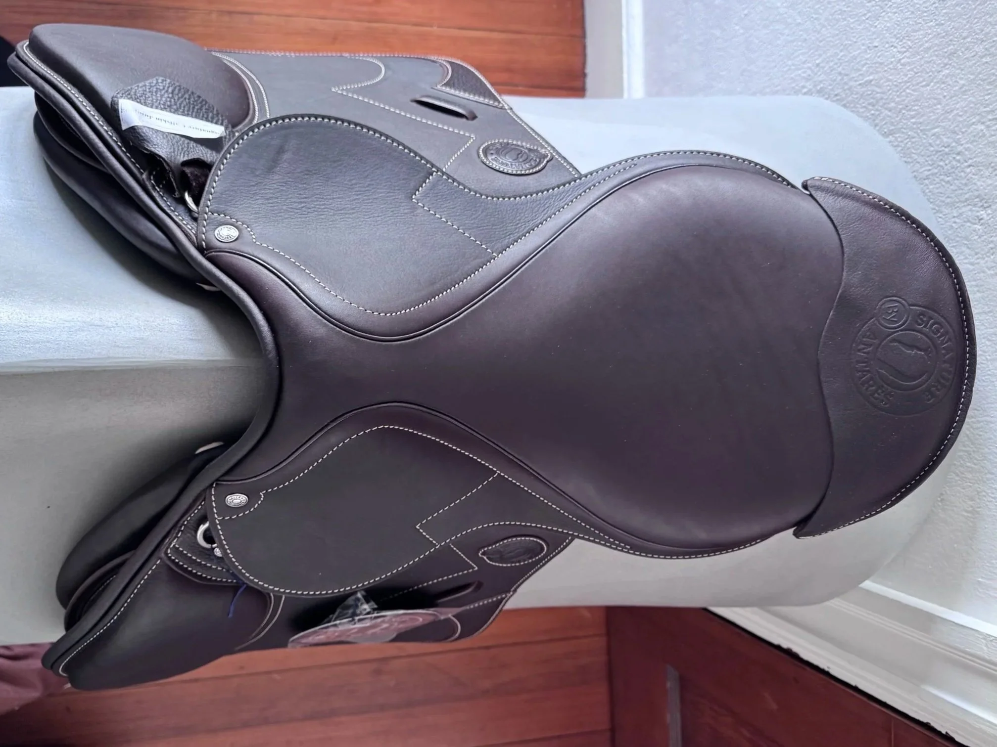 17.5" Antares Signature Saddle - 2025 - 3A - Full Calf - AN Tree - NEW - Seat 3