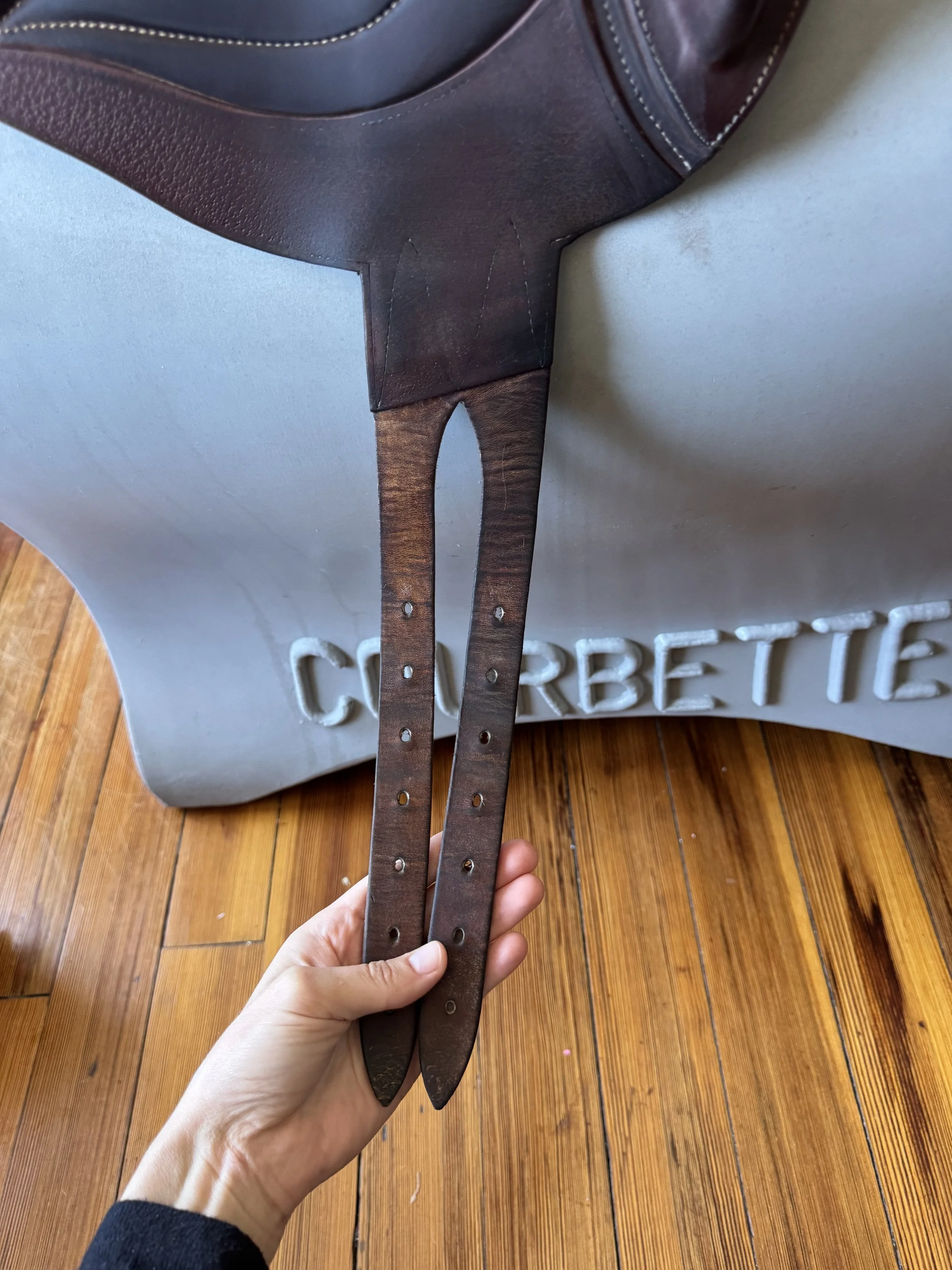 17.5" Devoucoux Chiberta Lab Saddle - 2020 - 3AR - Billets