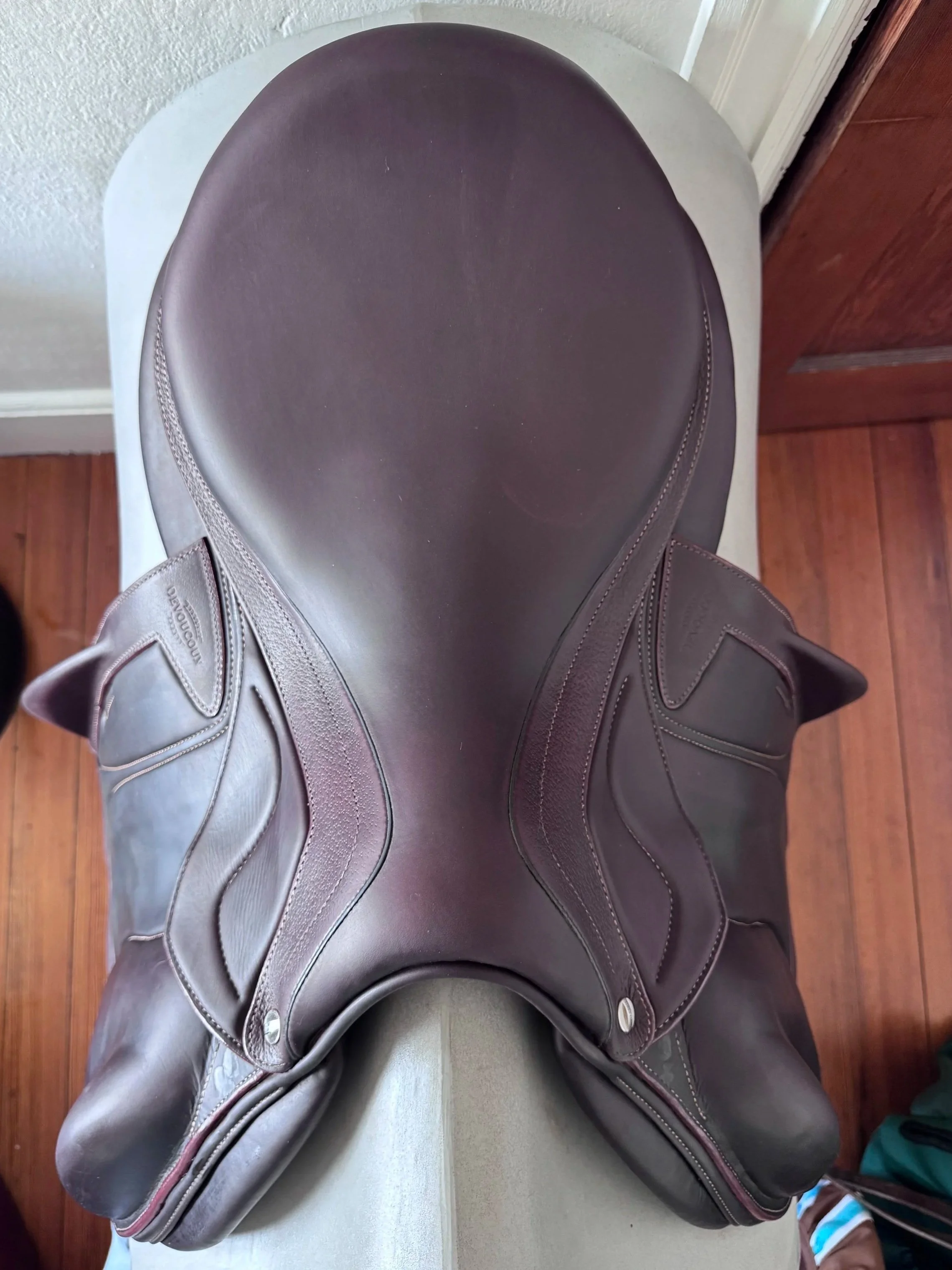18" Devoucoux Chiberta Lab Monoflap Saddle - 2022 - 3AA - Full Buffalo - Seat 1