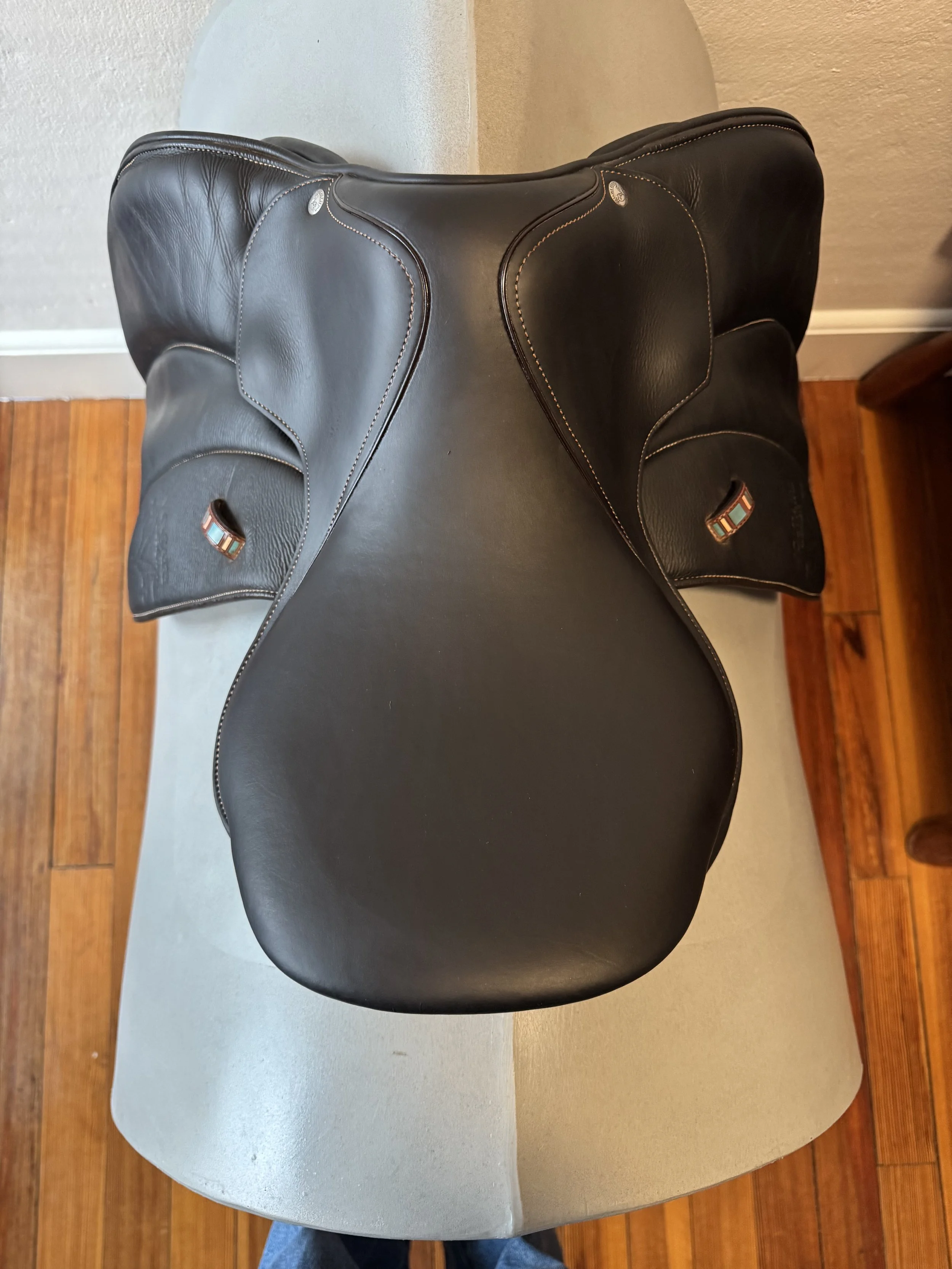 16" Voltaire Welli PRO Saddle - Child / Pony - 2021 - 1A - Full Buffalo - Seat 2