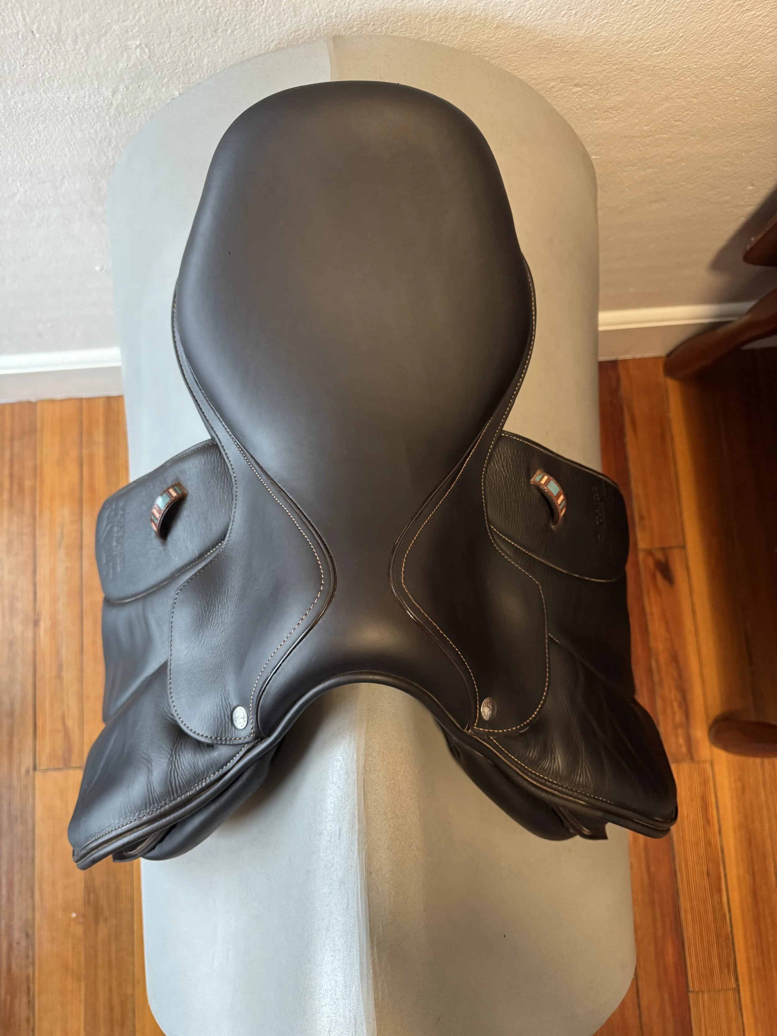 16" Voltaire Welli PRO Saddle - Child / Pony - 2021 - 1A - Full Buffalo - Seat 4