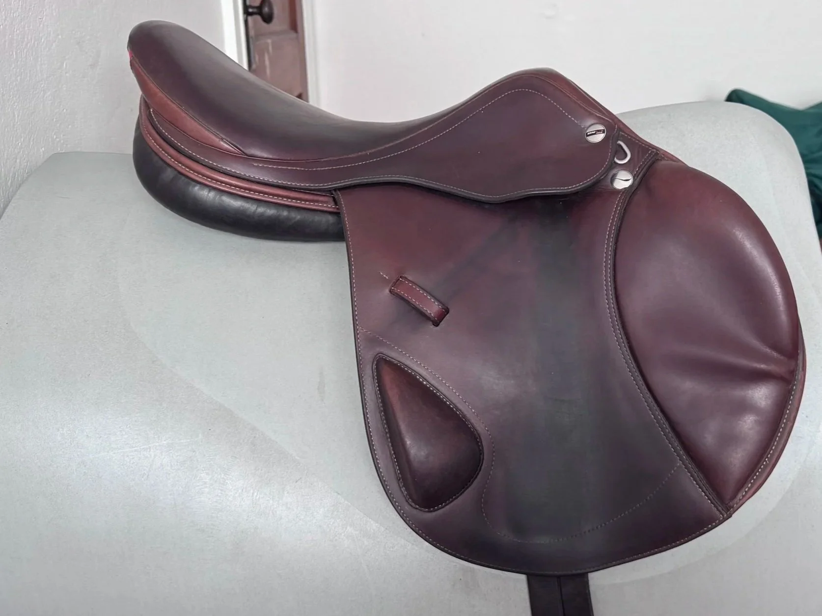 18" Erreplus EM Monoflap Saddle - 2020 - SL Panels - Wool Flocked & Fully Adjustable - Right View 3