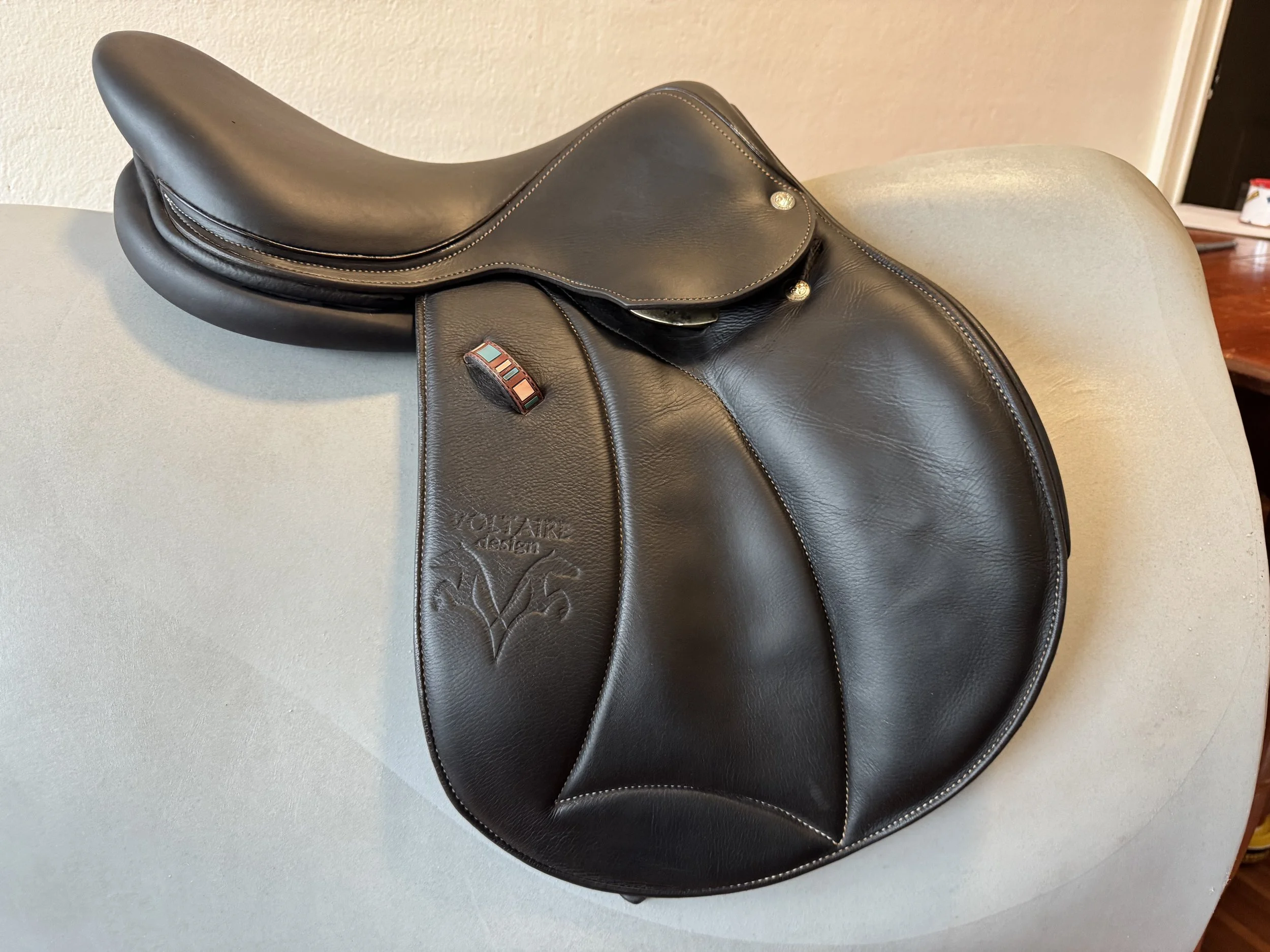16" Voltaire Welli PRO Saddle - Child / Pony - 2021 - 1A - Full Buffalo - Right View 4
