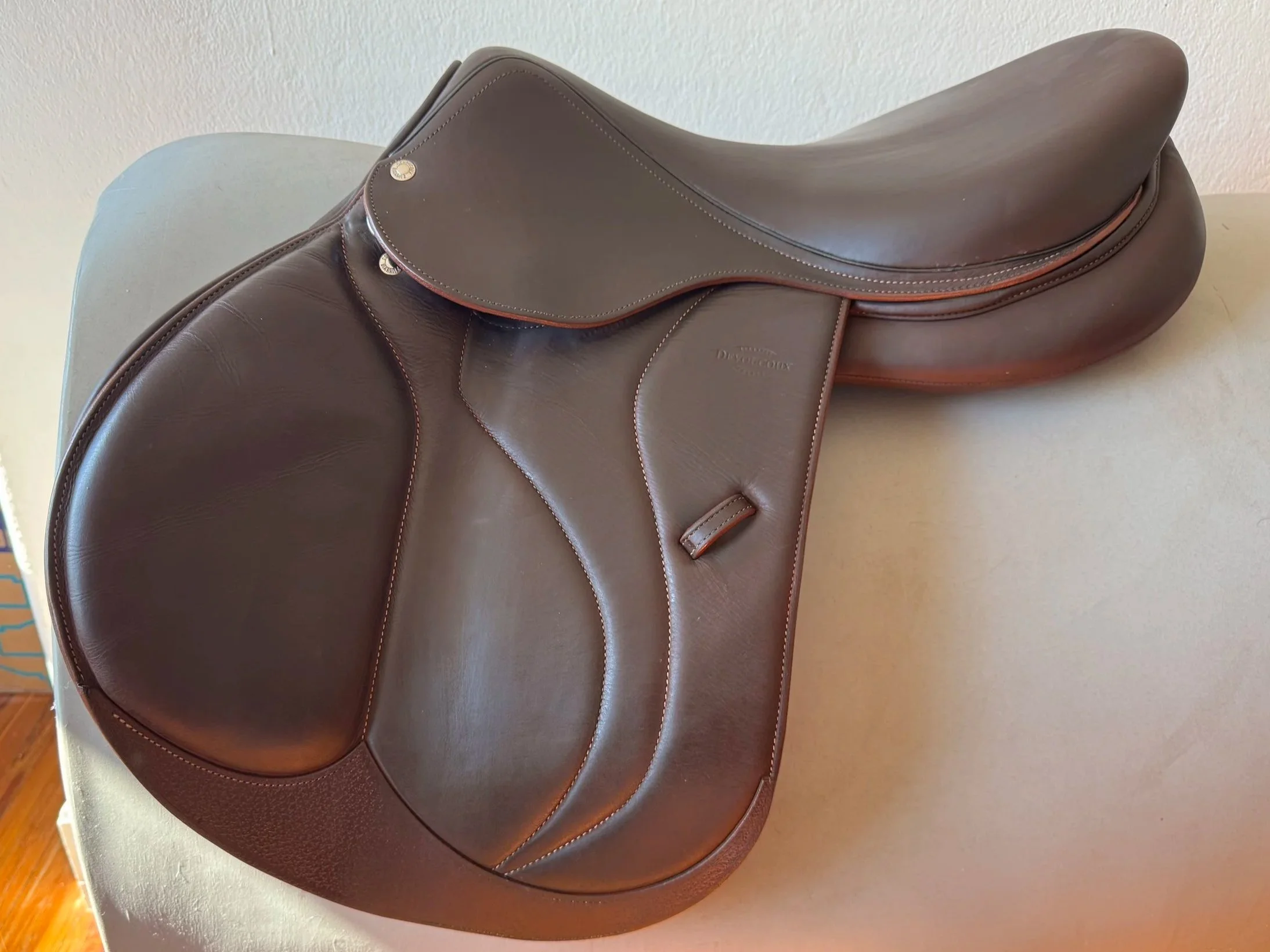 17.5" Devoucoux Biarritz O Saddle - 2024 - 3AA - Left View 3
