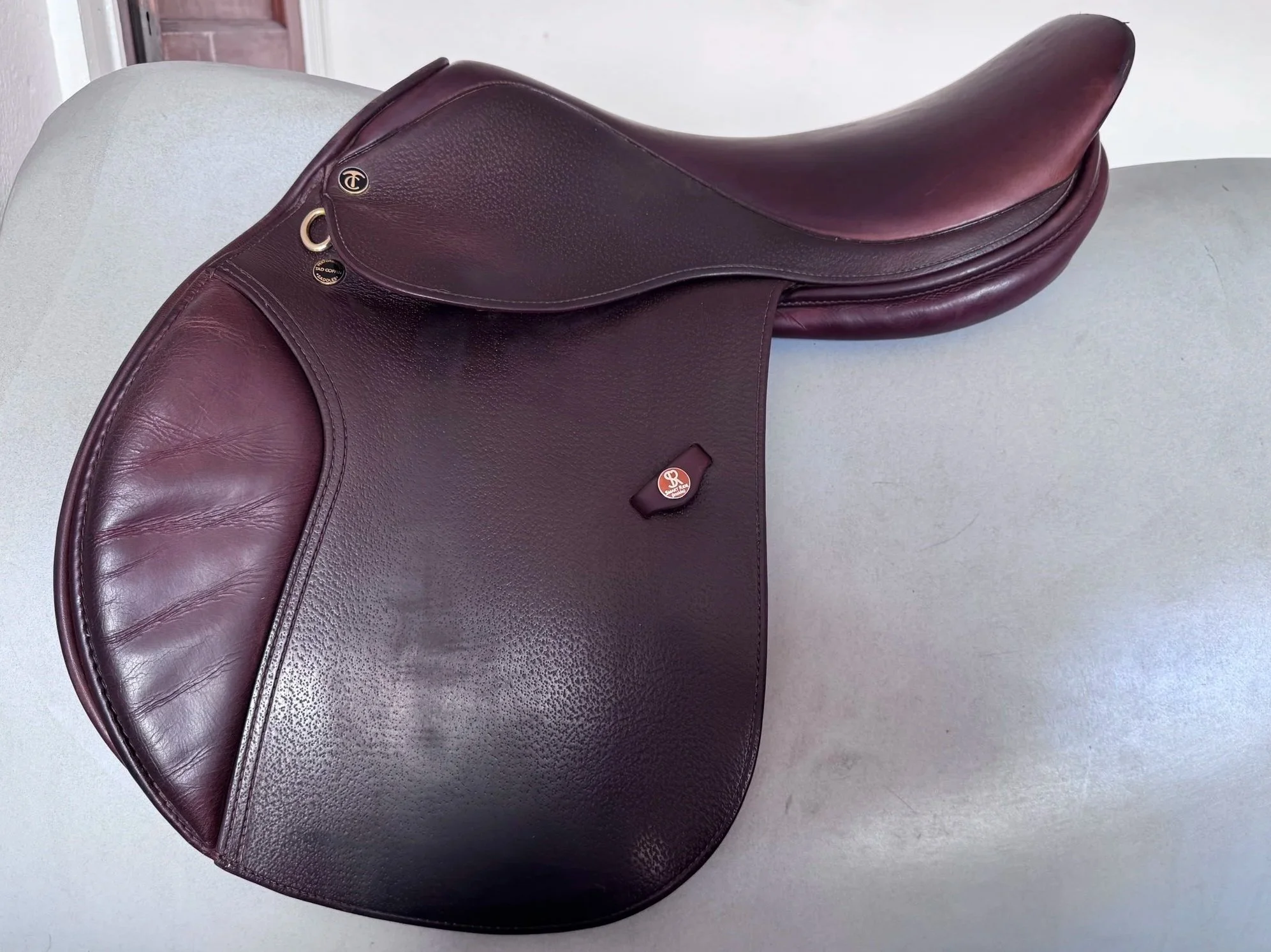 17.5" Tad Coffin A5G2 SmartRide / Smart Ride Performance Saddle - Grain / Calf - Left View 1
