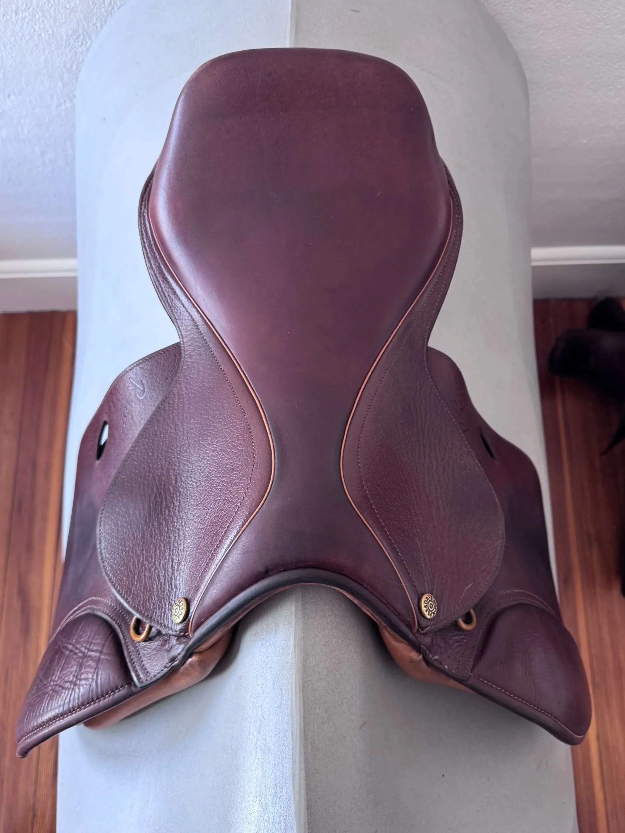 14" Pessoa Rodrigo Pony XCH Saddle - Exchangable Gullet - Seat 3