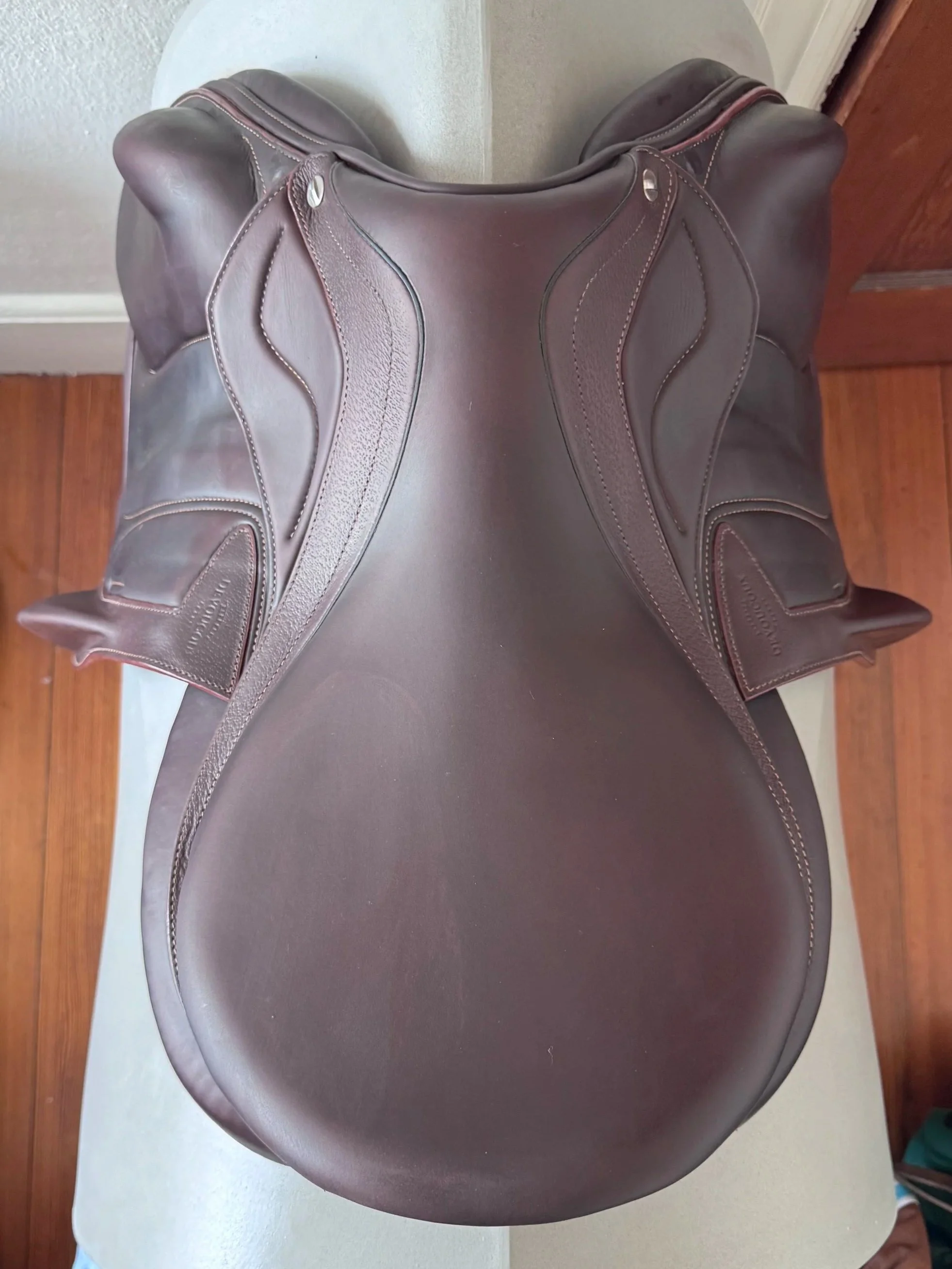 18" Devoucoux Chiberta Lab Monoflap Saddle - 2022 - 3AA - Full Buffalo - Seat 3