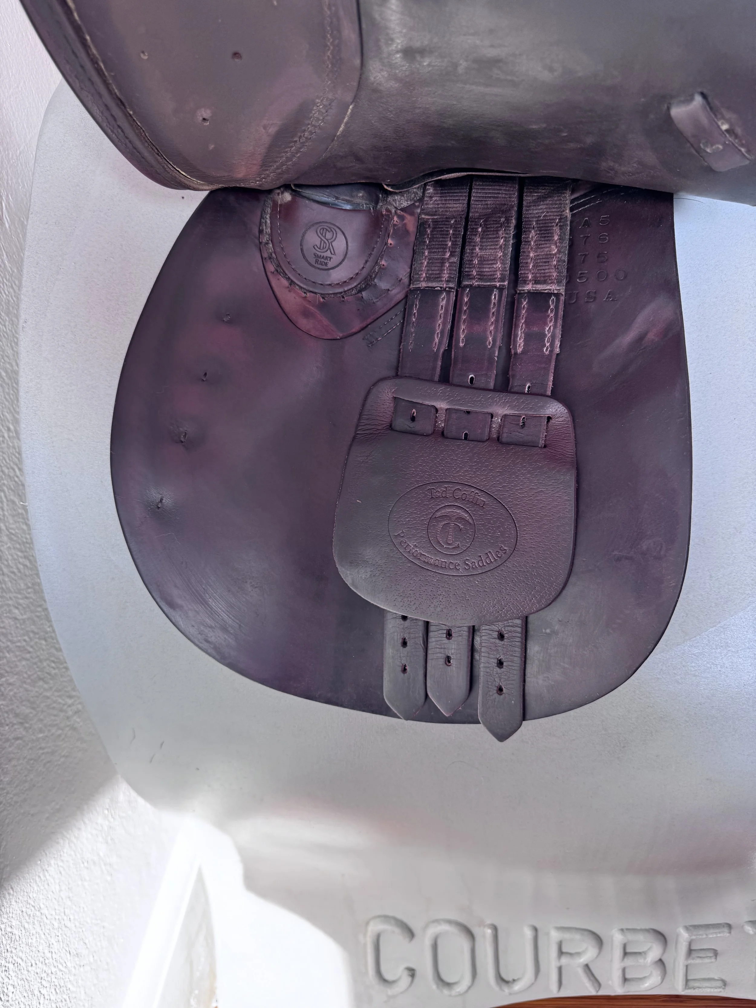 17.5" Tad Coffin A5 SmartRide Saddle - Grain / Calf - Gorgeous Panels - Billets