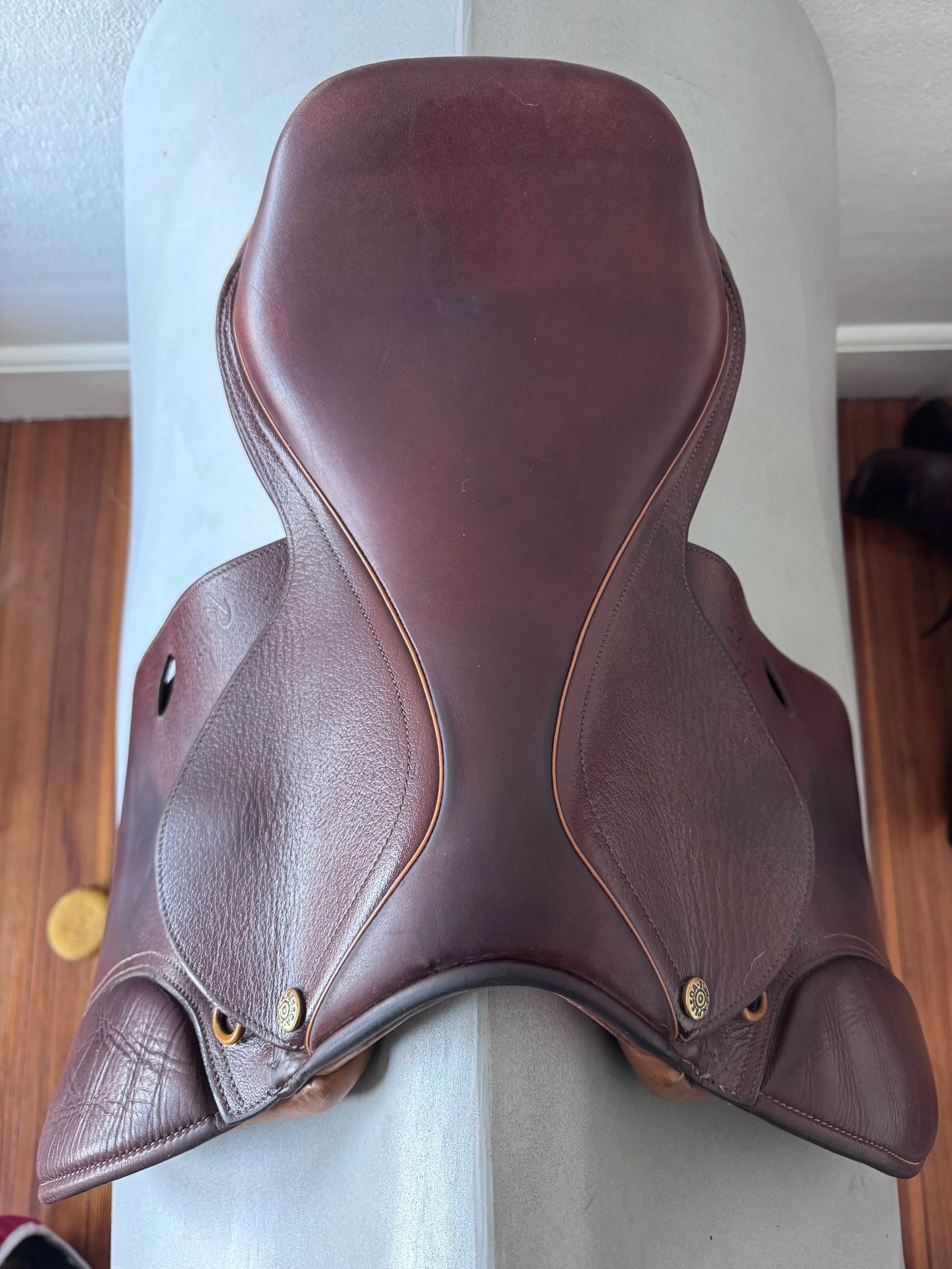14" Pessoa Rodrigo Pony XCH Saddle - Exchangable Gullet - Seat 1