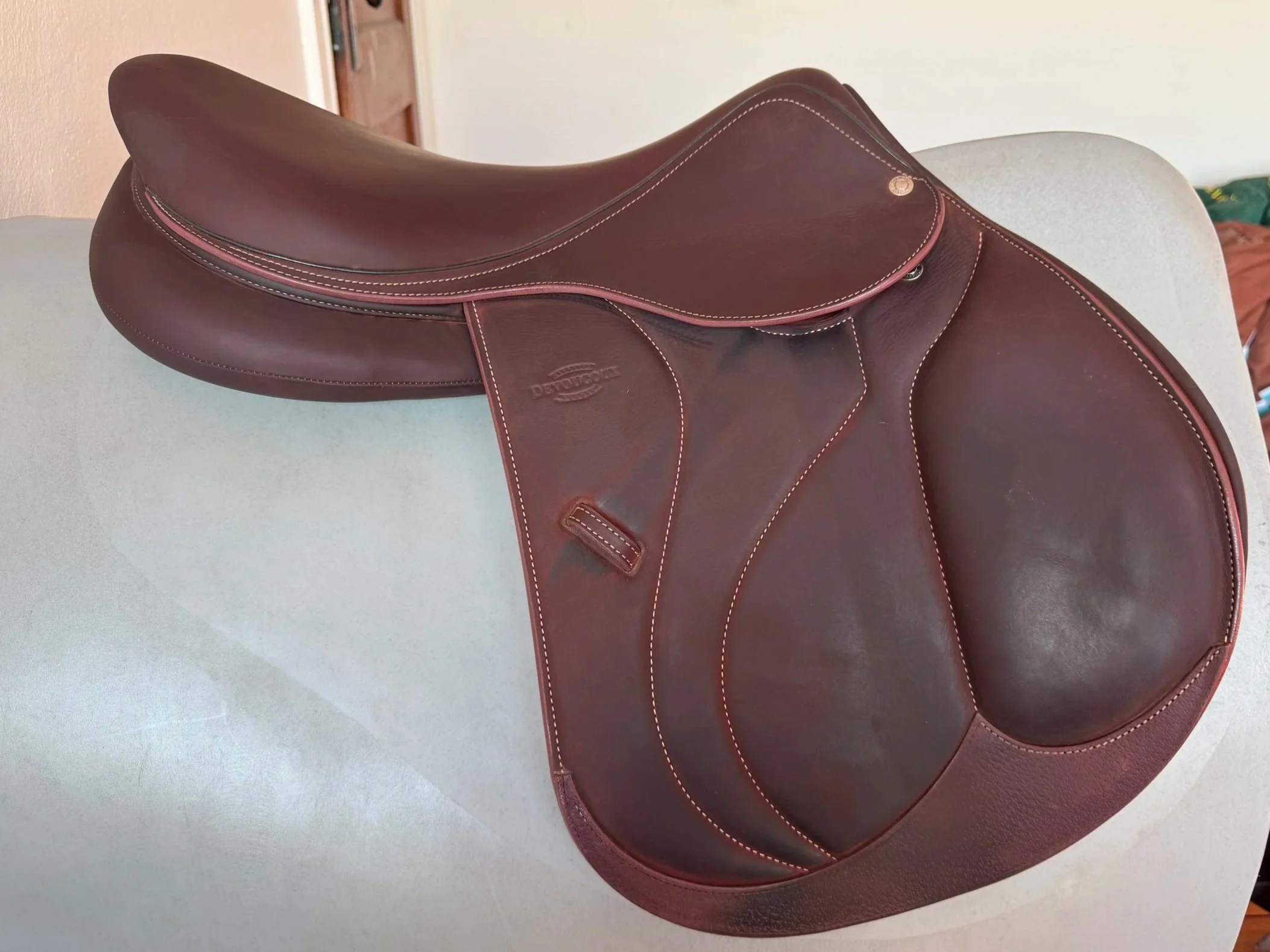 18" Devoucoux Biarritz O Saddle - 2023 - 2A - MINT - LIKE NEW - Right View 2