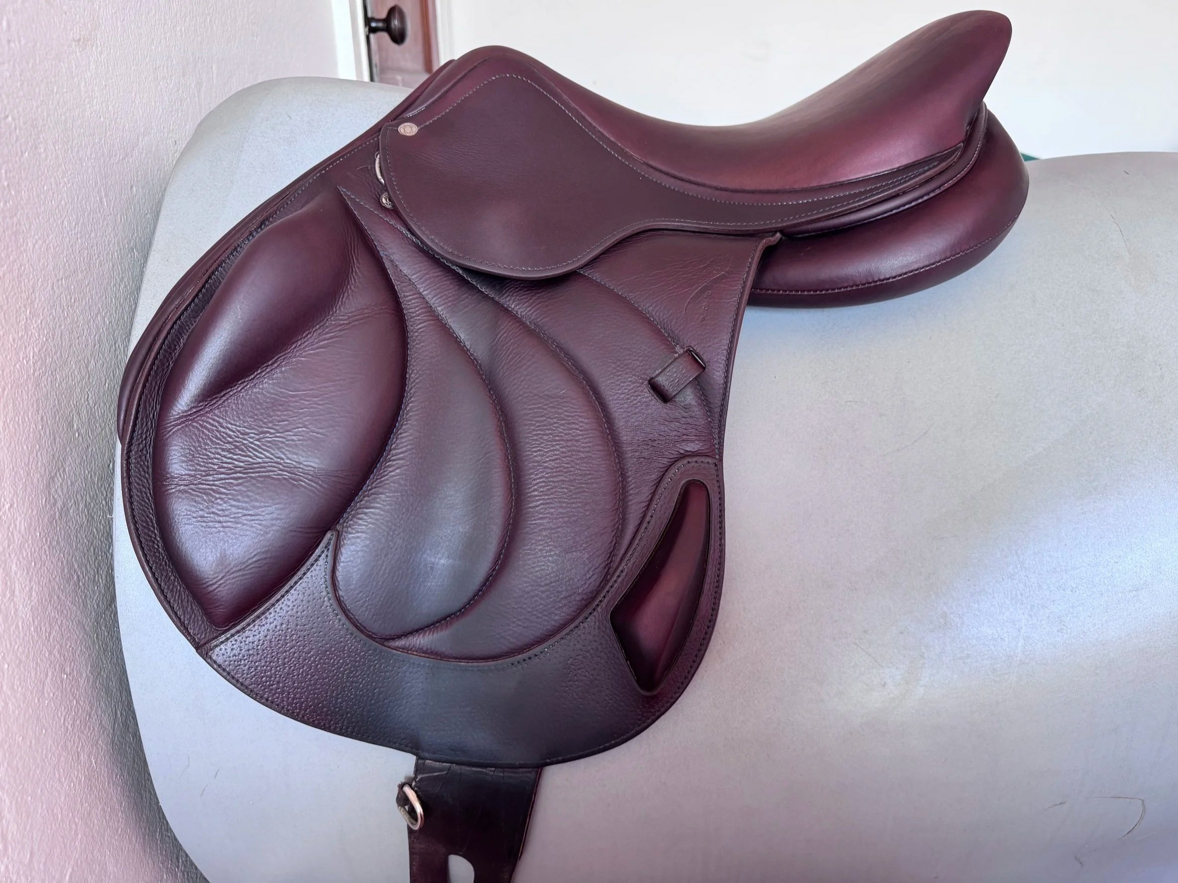 17" Antares Connexion Monoflap Saddle - 2019 - 3A - Full Buffalo - WIDE - Left View 3
