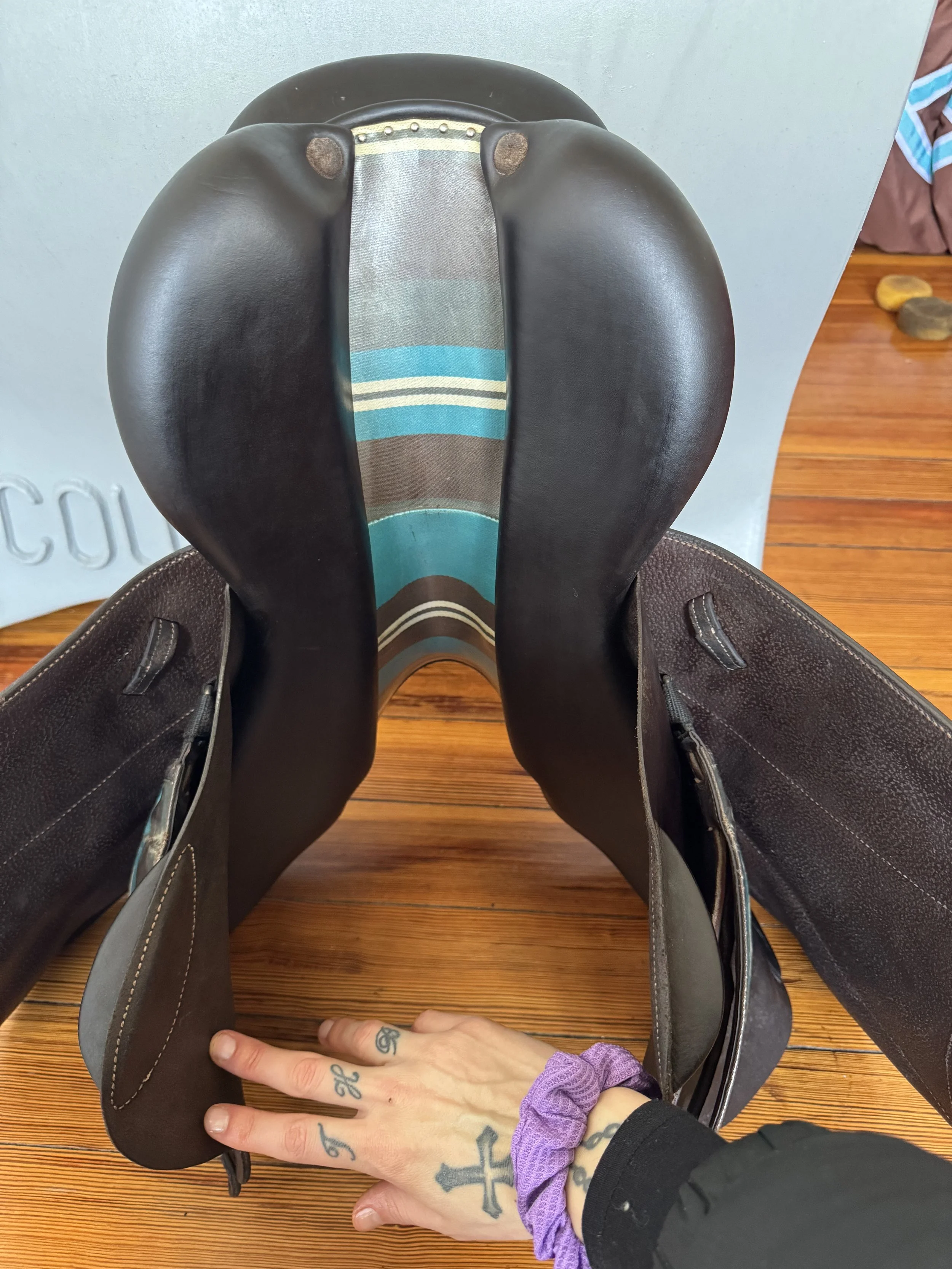 15.5" Voltaire Welli Children's / Pony Saddle - 2019 - 0A - Full Buffalo - Under Panels 1