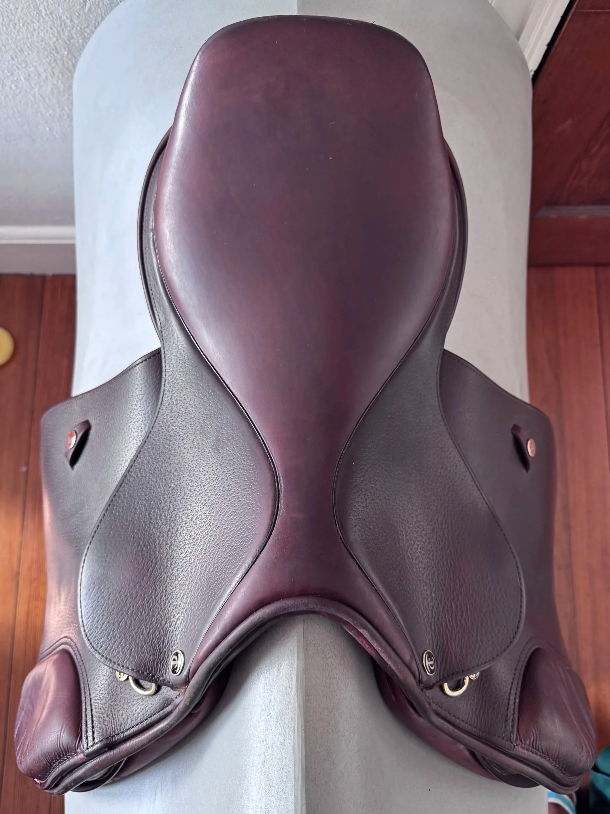 17.5" Tad Coffin A5G2 SmartRide / Smart Ride Performance Saddle - Grain / Calf - Seat 4