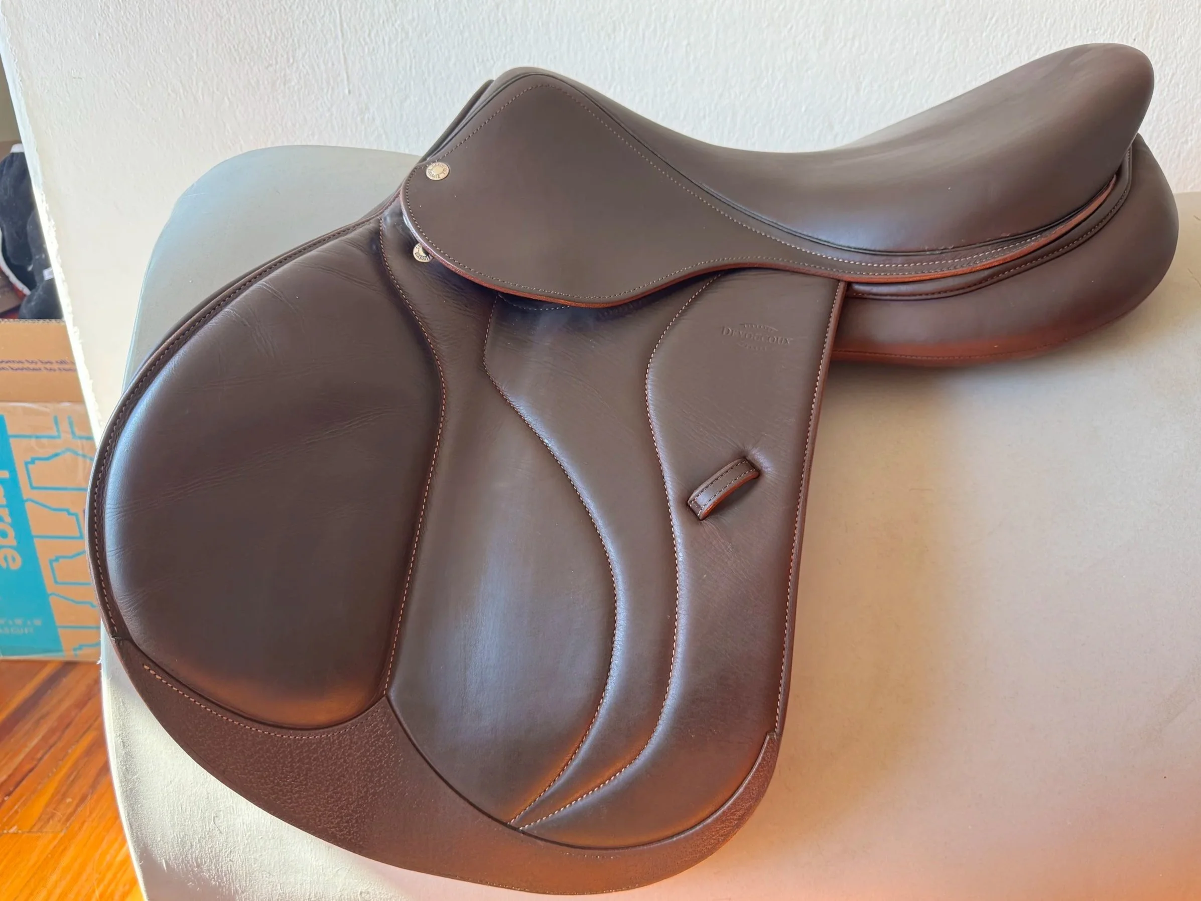 17.5" Devoucoux Biarritz O Saddle - 2024 - 3AA - Left View 1
