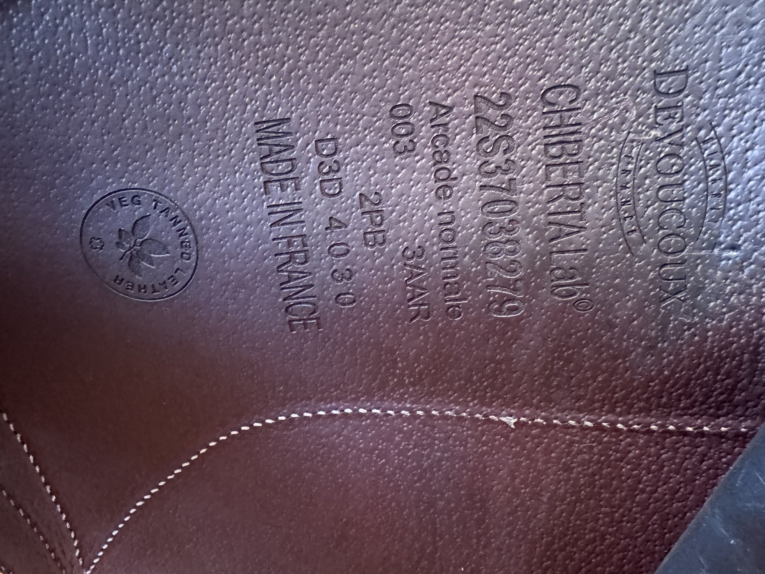18" Devoucoux Chiberta Lab Monoflap Saddle - 2022 - 3AAR - Full Buffalo  - Serial Stamp