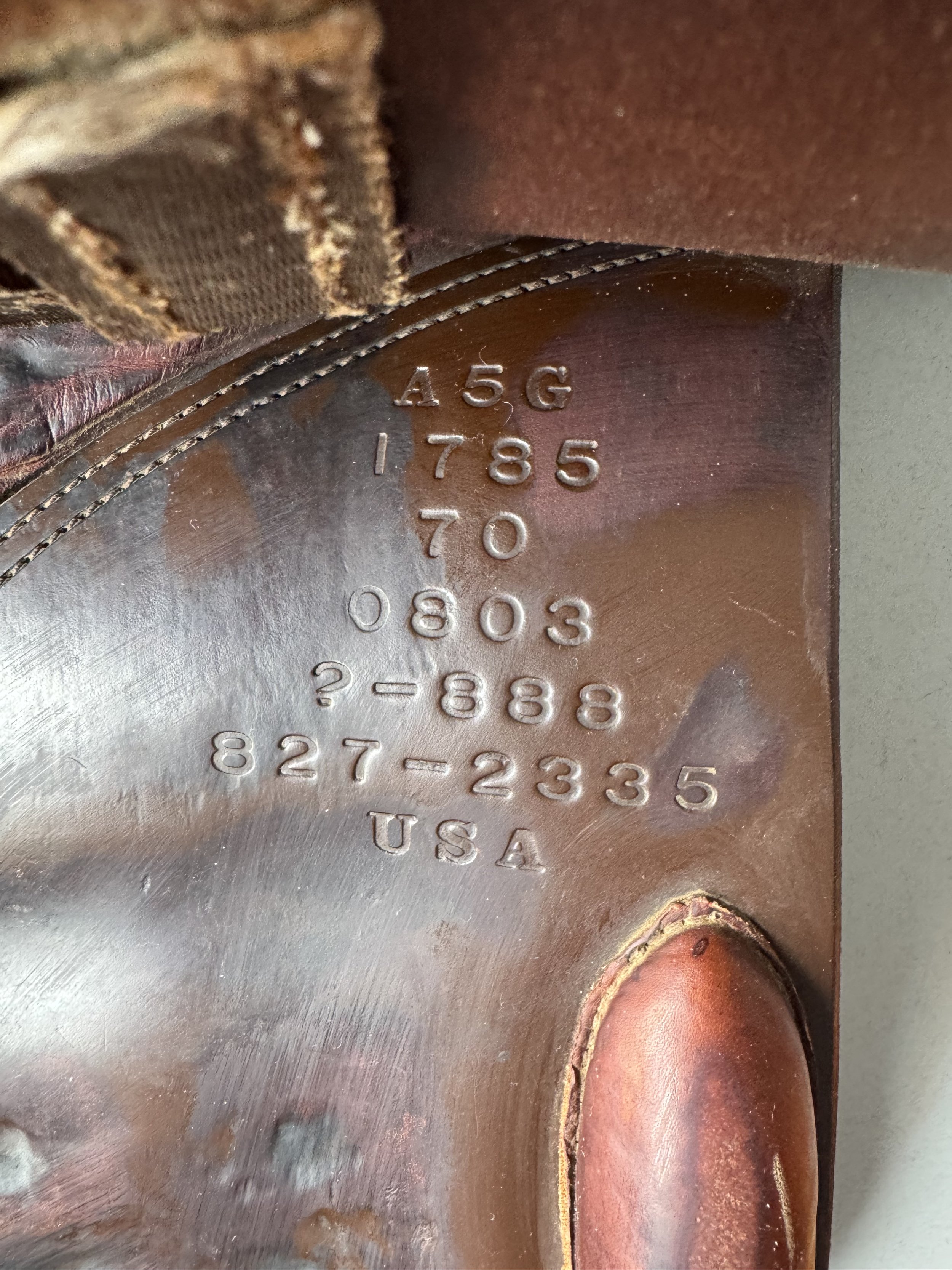 17" Tad Coffin A5G Saddle - Used Tad Coffin Saddle