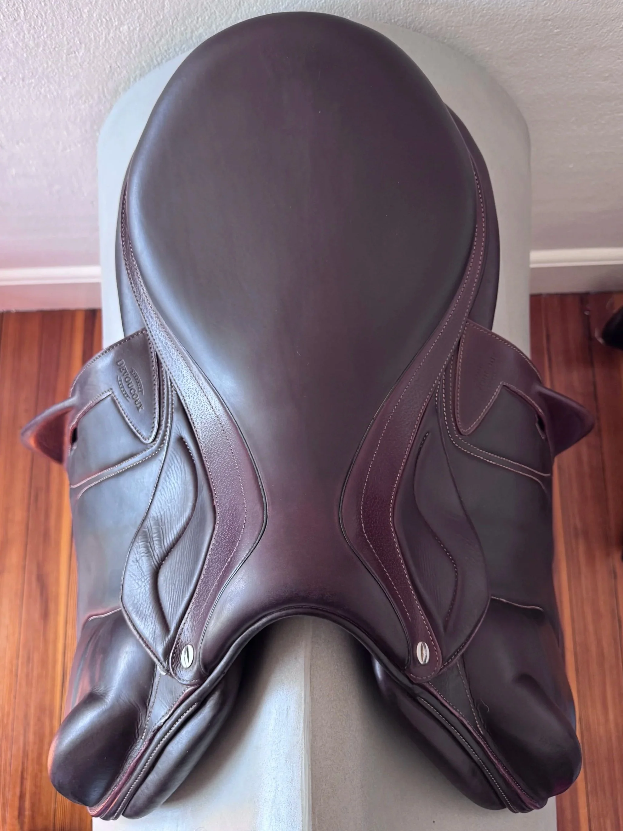 18" Devoucoux Chiberta Lab Monoflap Saddle - 2022 - 3AAR - Full Buffalo  - Seat 2