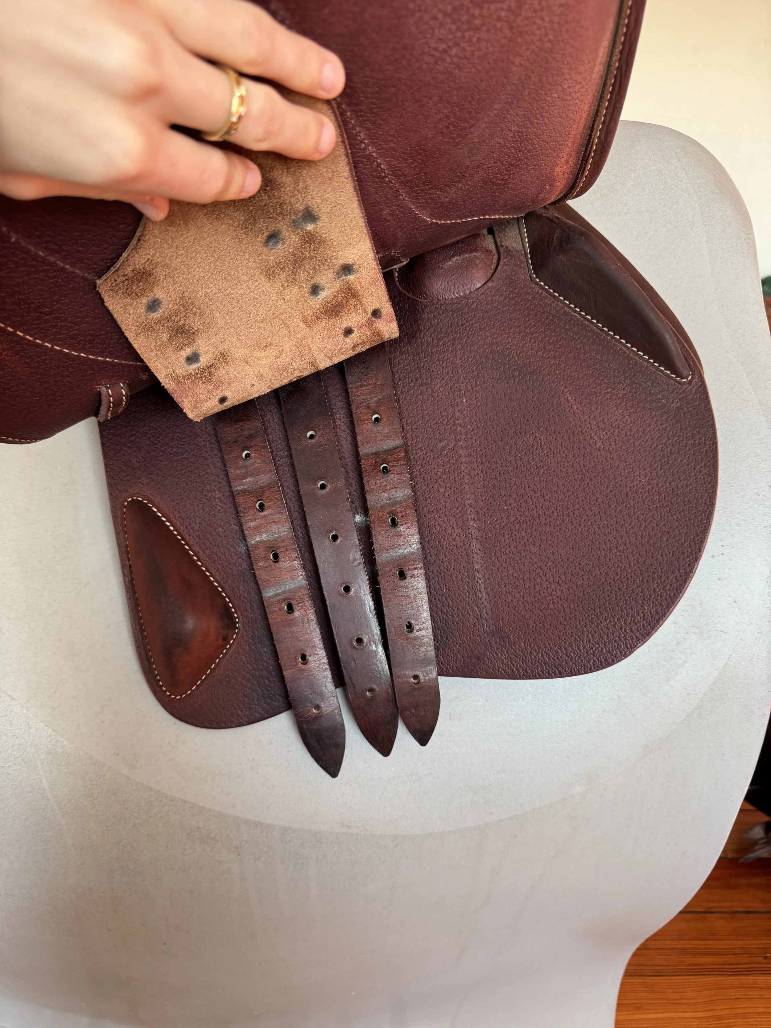 18" Devoucoux Biarritz O Saddle - 2023 - 2A - MINT - LIKE NEW - Billets